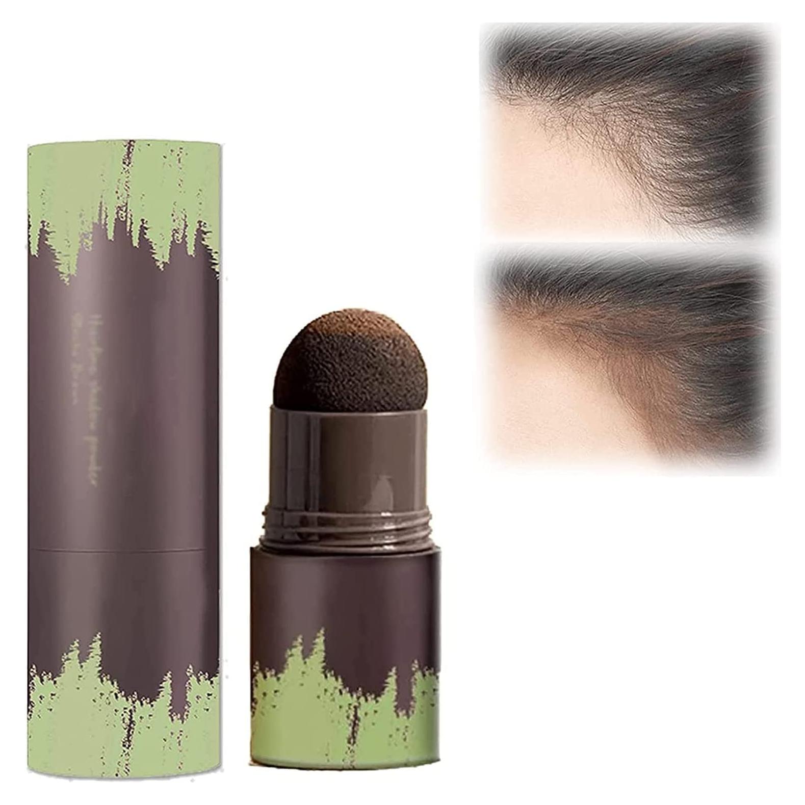 Kayswang Stick de Polvo para Cabello Marrón - Rellenador Raíces Grises