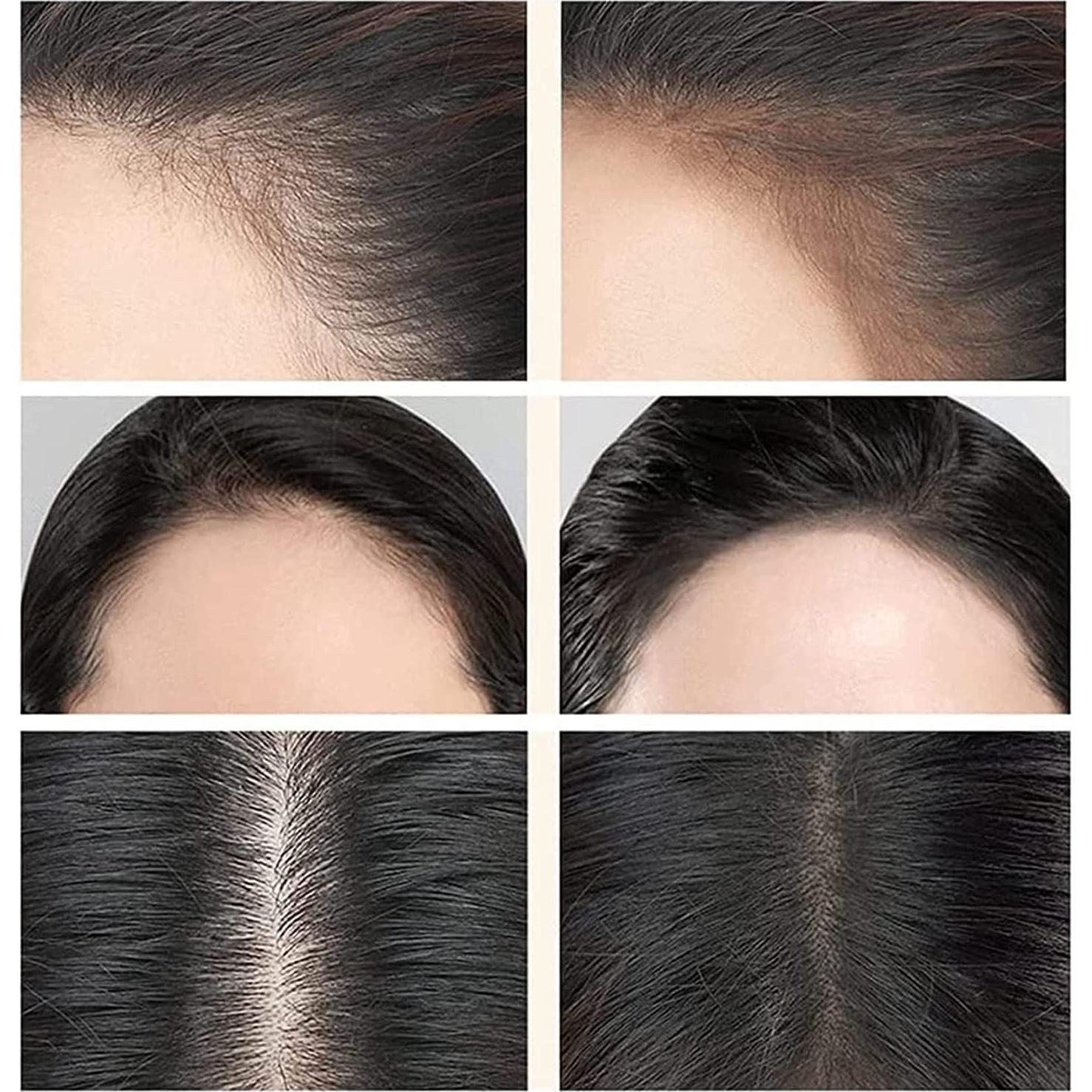 Kayswang Stick de Polvo para Cabello Marrón - Rellenador Raíces Grises