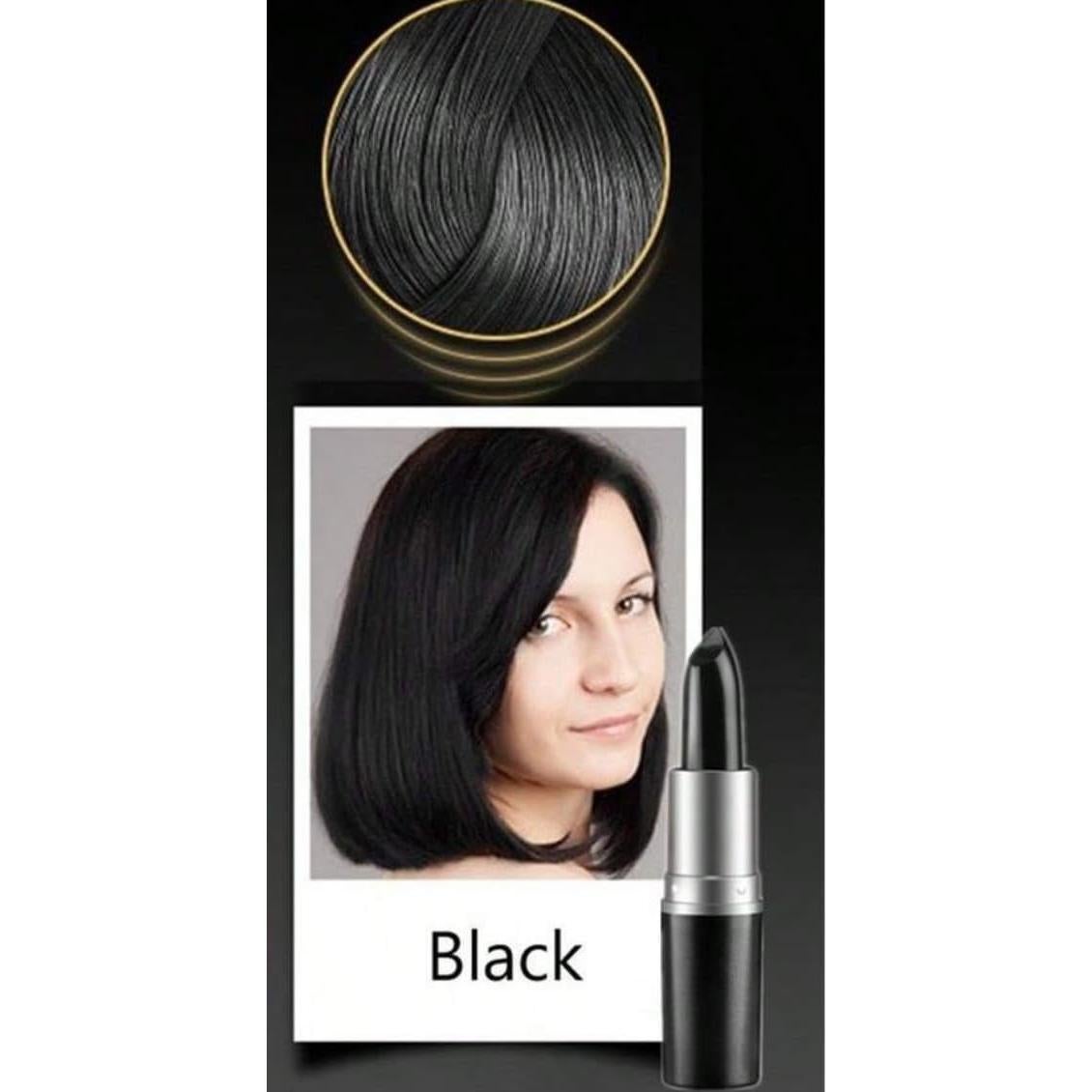 Lápiz de retoque temporal para cabello Pujiang - Negro 17g