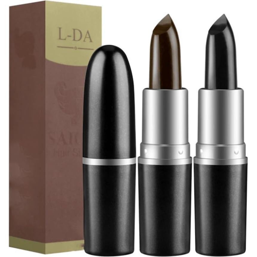 Lápiz de retoque temporal para cabello Pujiang - Negro 17g