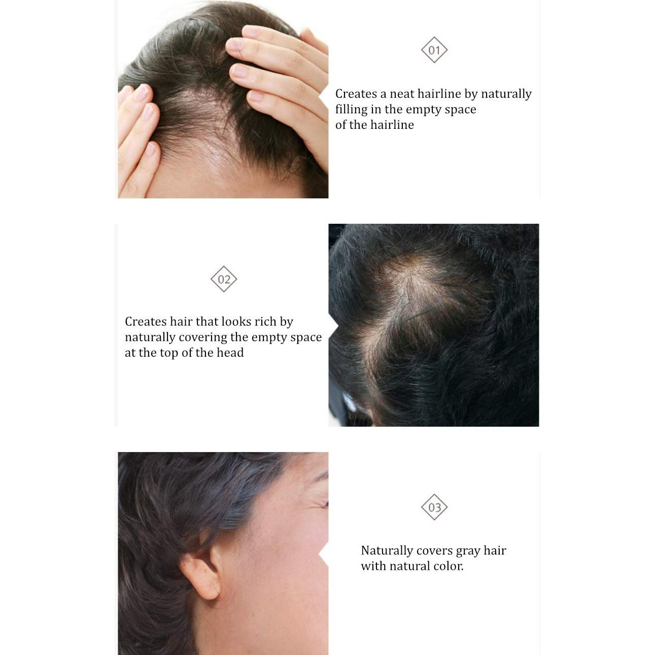 RiRe Quick Hair Cushion 14g - Cubrir Cabello Canoso Marrón Natural