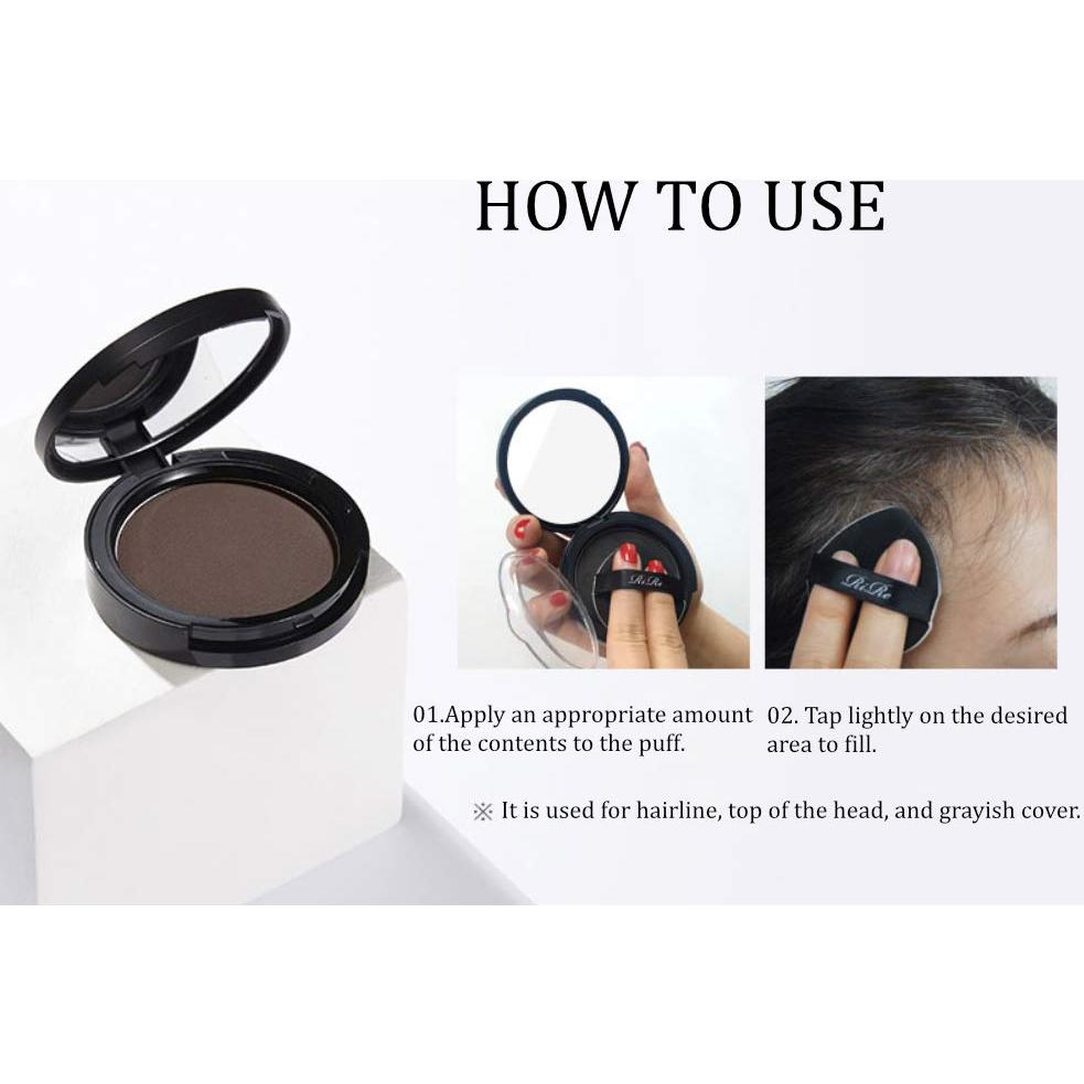 RiRe Quick Hair Cushion 14g - Cubrir Cabello Canoso Marrón Natural