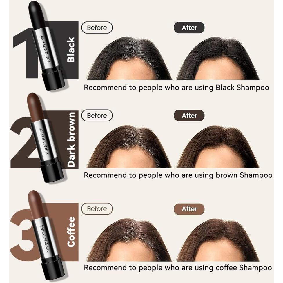 Lápiz de Tiza para Cabello Temporal Ofanyia 4g Marrón Oscuro