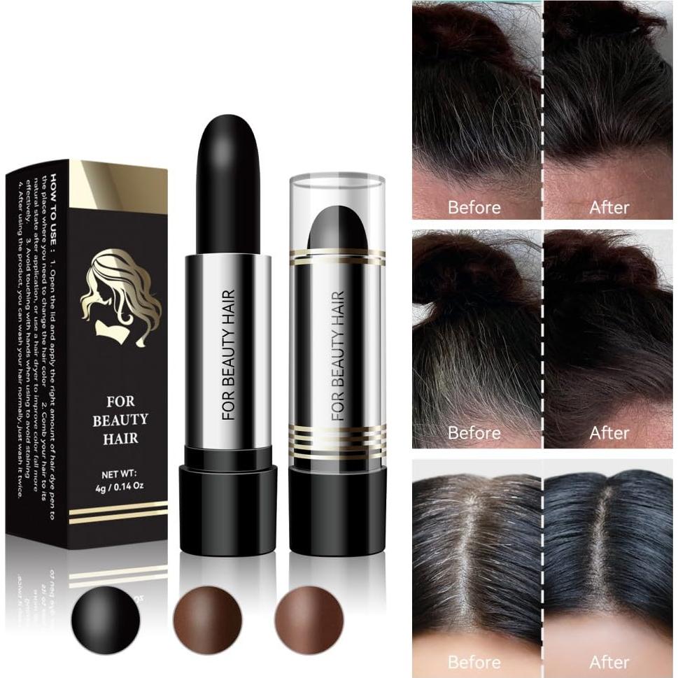 Lápiz de Tiza para Cabello Temporal Ofanyia 4g Marrón Oscuro