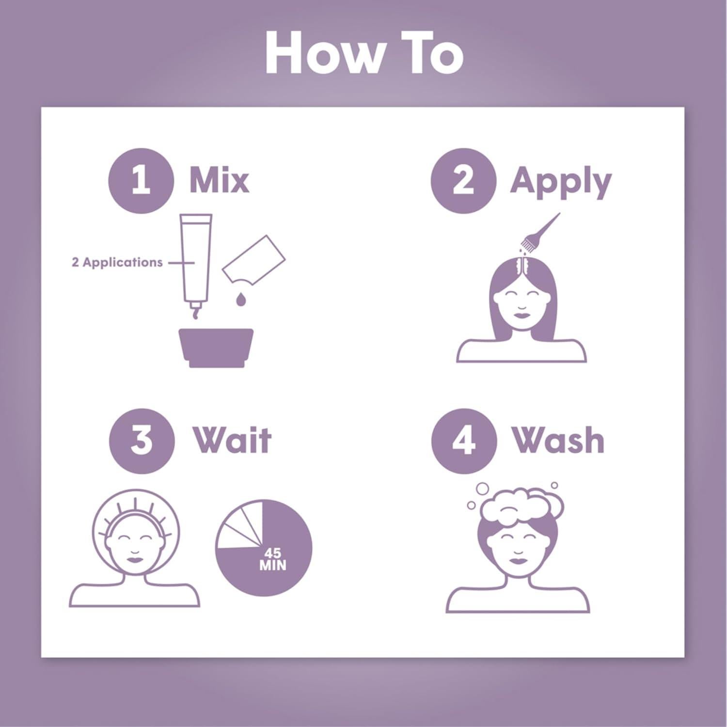 Kit de Retoque de Raíces dpHUE para Canas Resistentes - Marrón Oscuro - 2 Aplicaciones