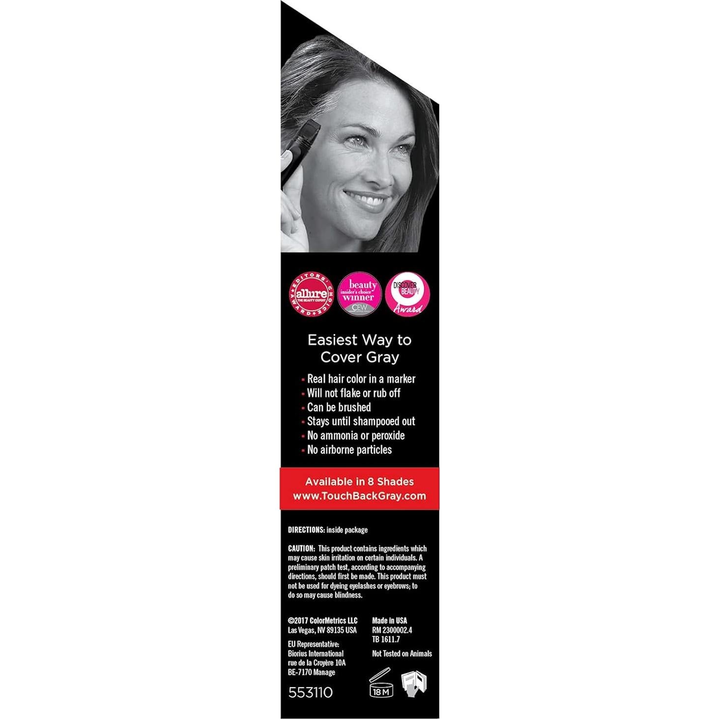 Marcador TouchBack PRO Negro Rico Raíz - Color Cabello Real