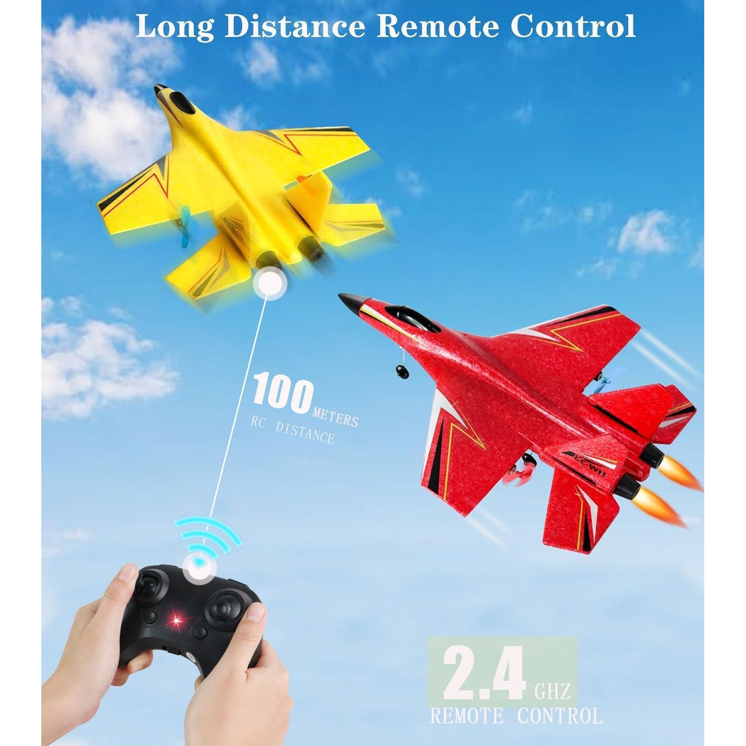 Avión RC Crohorizon Azul 2 Canales 2 Baterías 0.41 kg