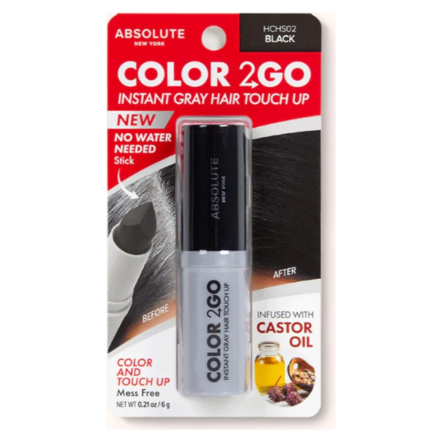 Toque Instantáneo para Raíces de Cabello Absolute New York Negro 5.97g