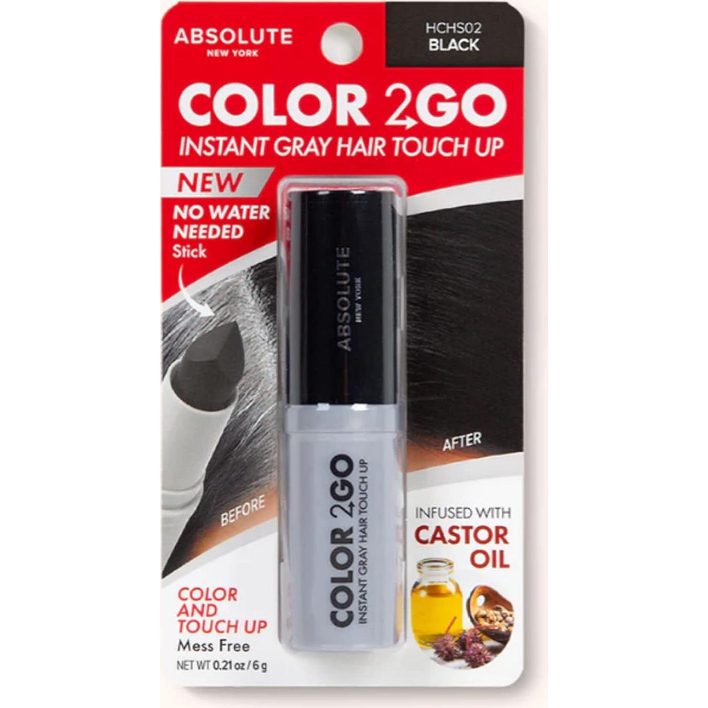 Toque Instantáneo para Raíces de Cabello Absolute New York Negro 5.97g