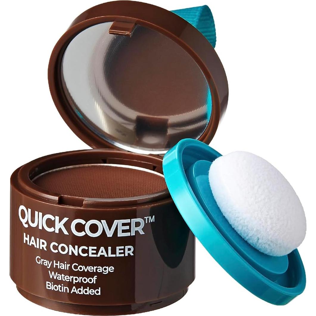 Cubierta Rápida para Cabello Red by Kiss - Marrón Oscuro, Biotina