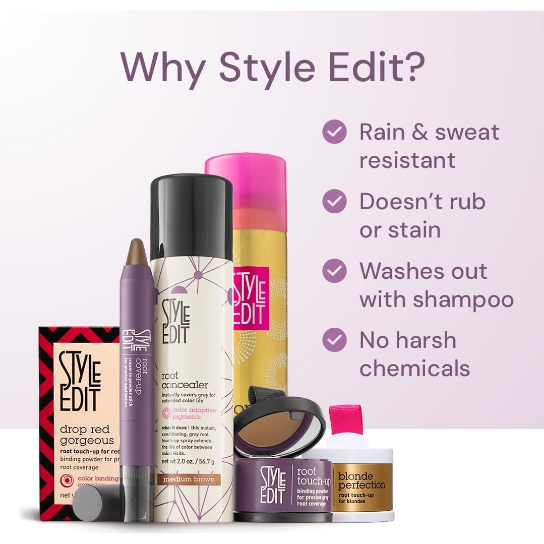 Spray Retoque Raíces Castaño Medio Style Edit 21.26 g