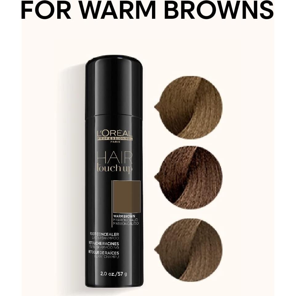Spray Corrector de Raíces L'Oréal Professionnel 56.7g Marrón Cálido