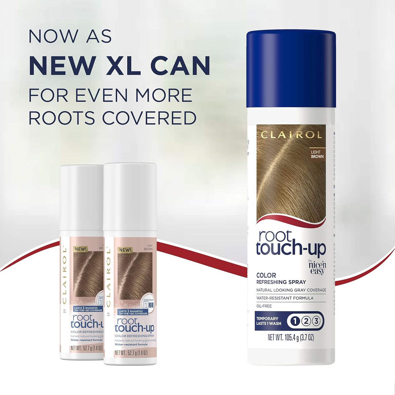 Spray Temporal Clairol Raíz Toque-Up Marrón Claro 163g