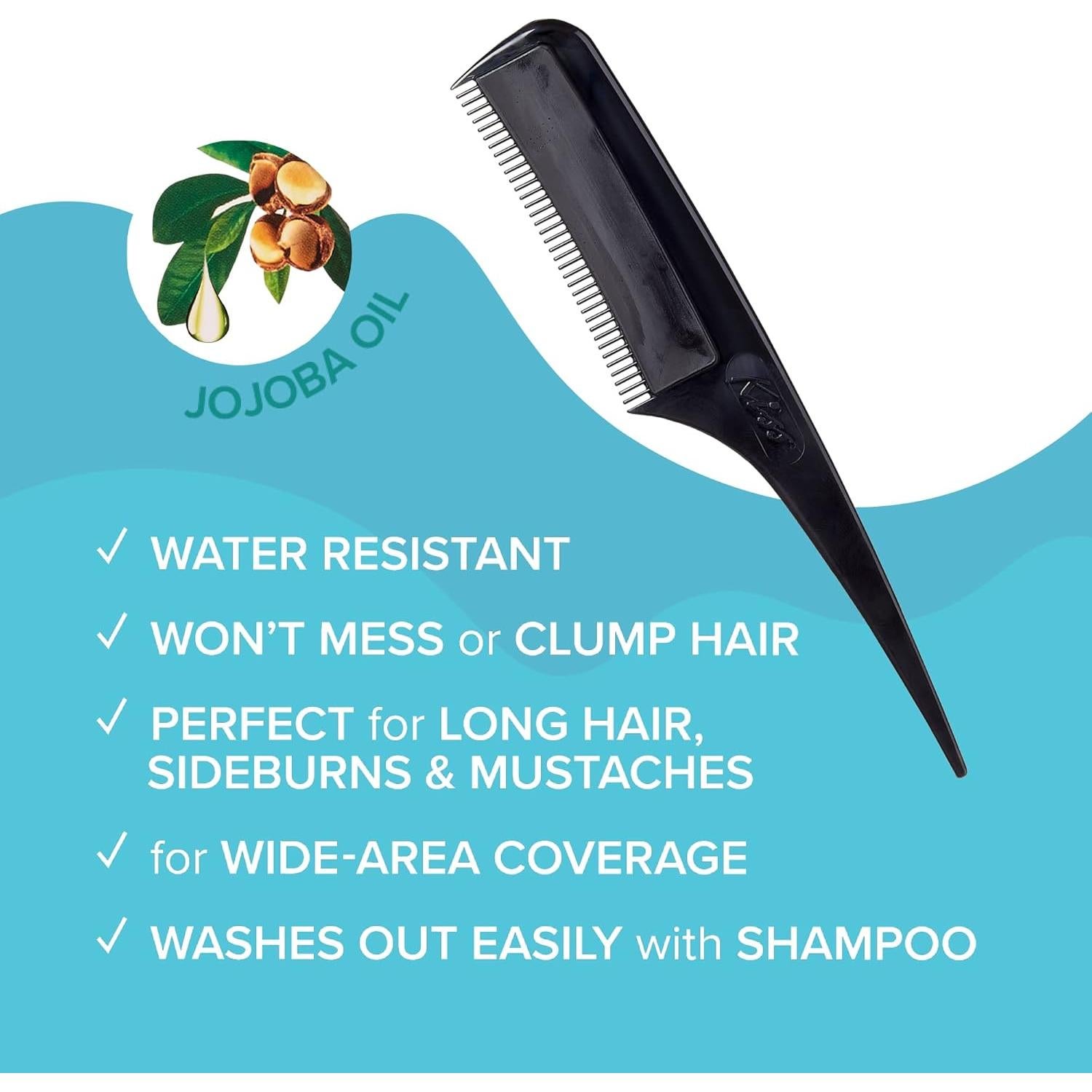 Peina Retoque Rápido KISS Tinte Temporal Negro 19cm