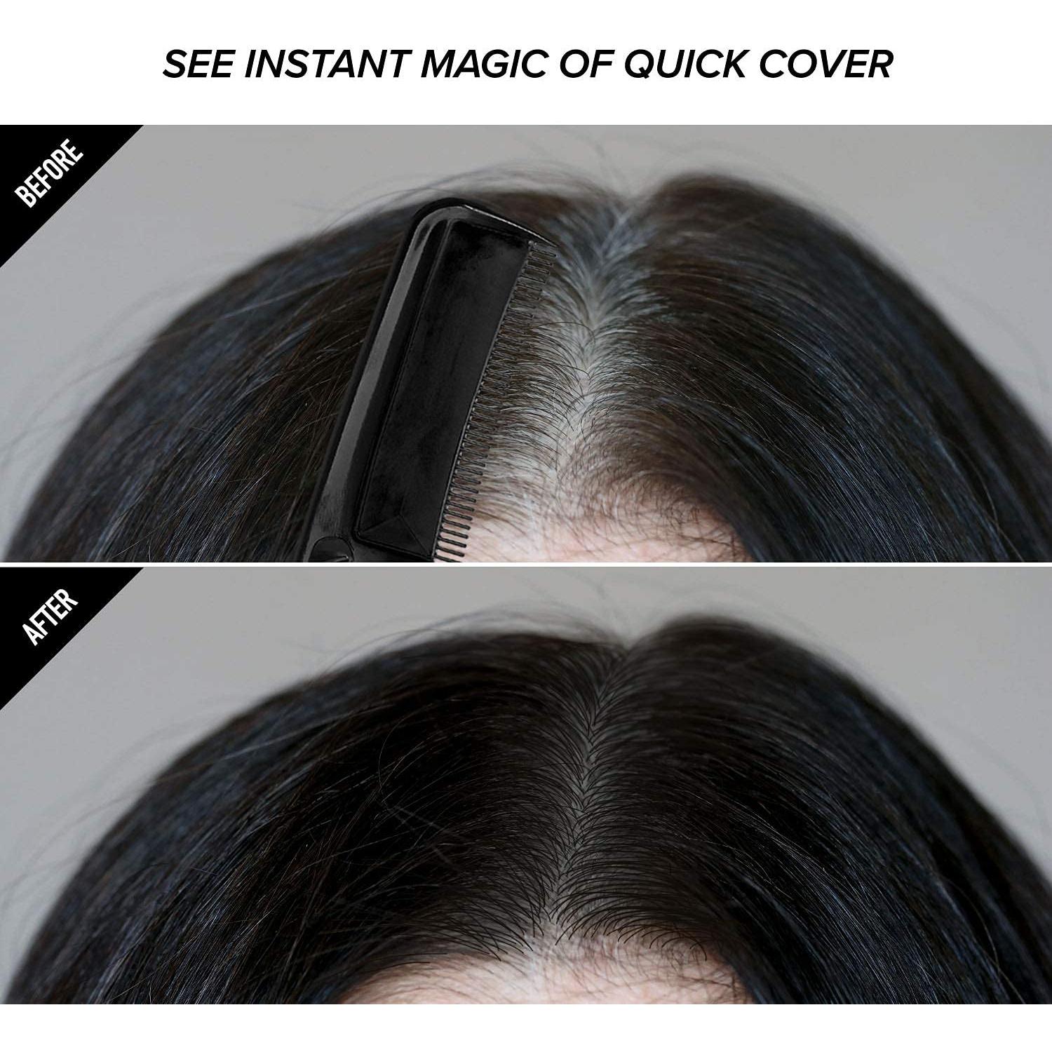 Peina Retoque Rápido KISS Tinte Temporal Negro 19cm