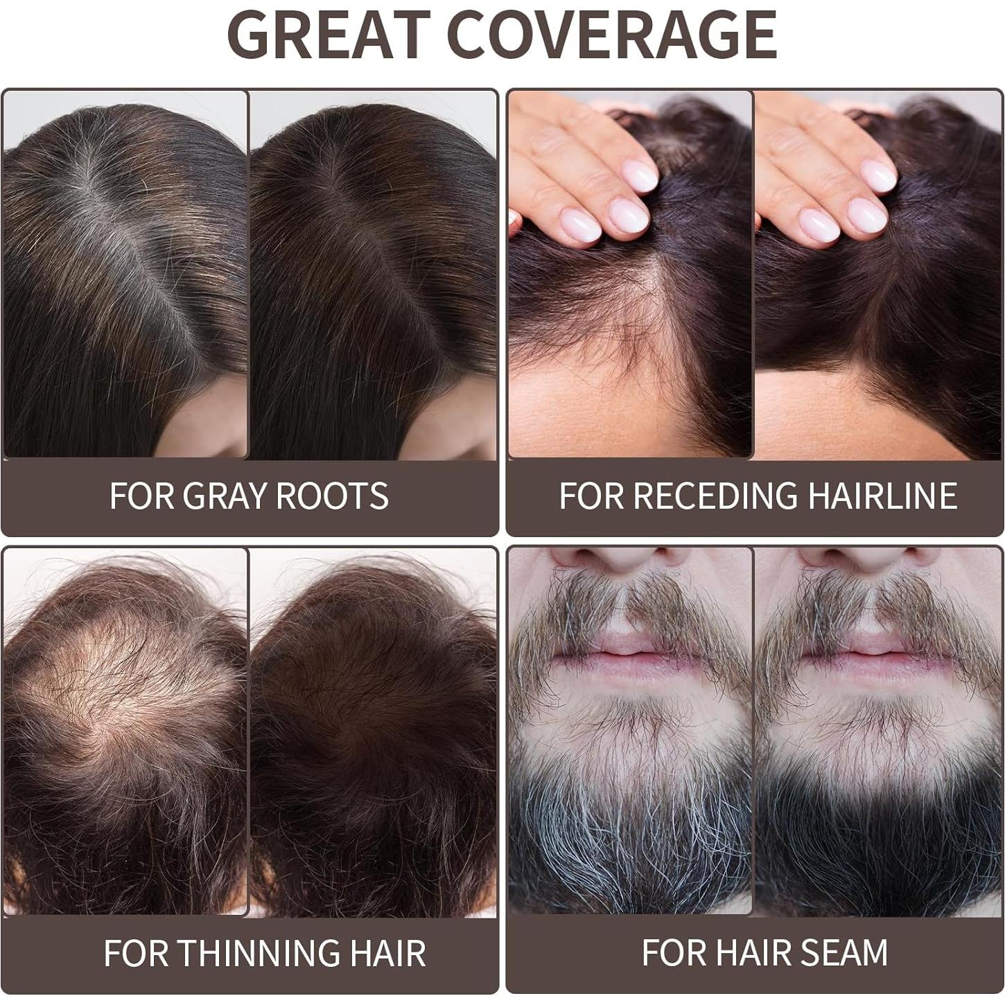 Waverloo Magic Root Cover Up - Polvo para Raíces Marrón Oscuro 28g