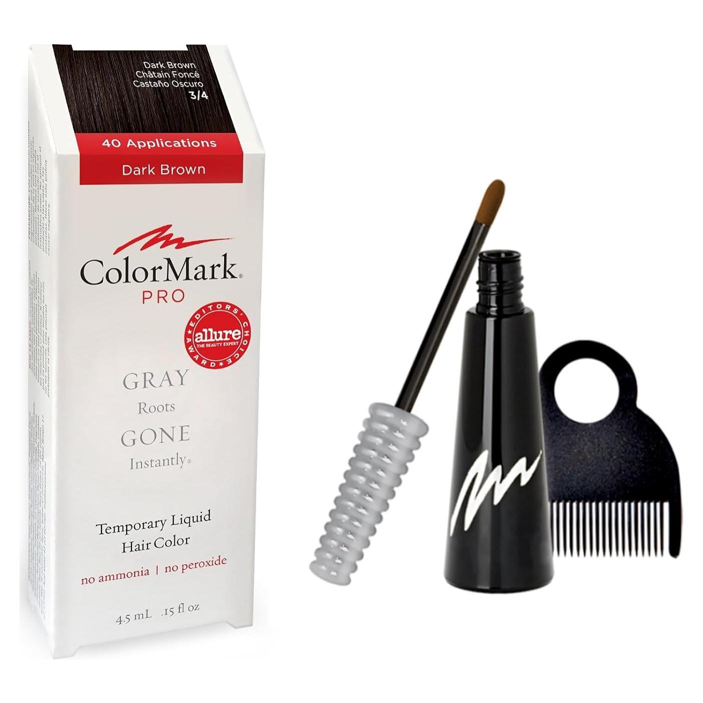 ColorMark PRO Aplicador Líquido Raíces Grises Marrón Oscuro