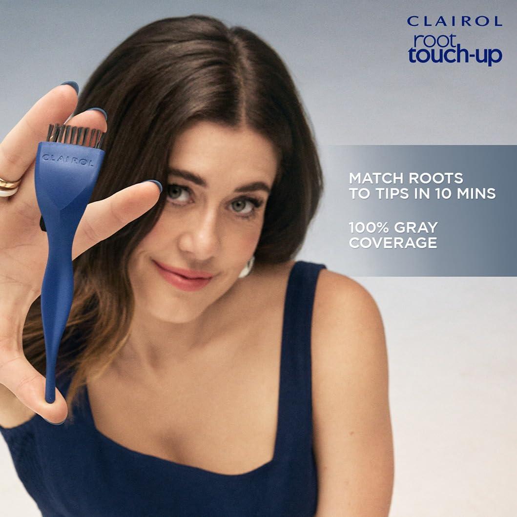 Clairol Root Touch-Up Tinte Cabello Permanente 4R Castaño Oscuro