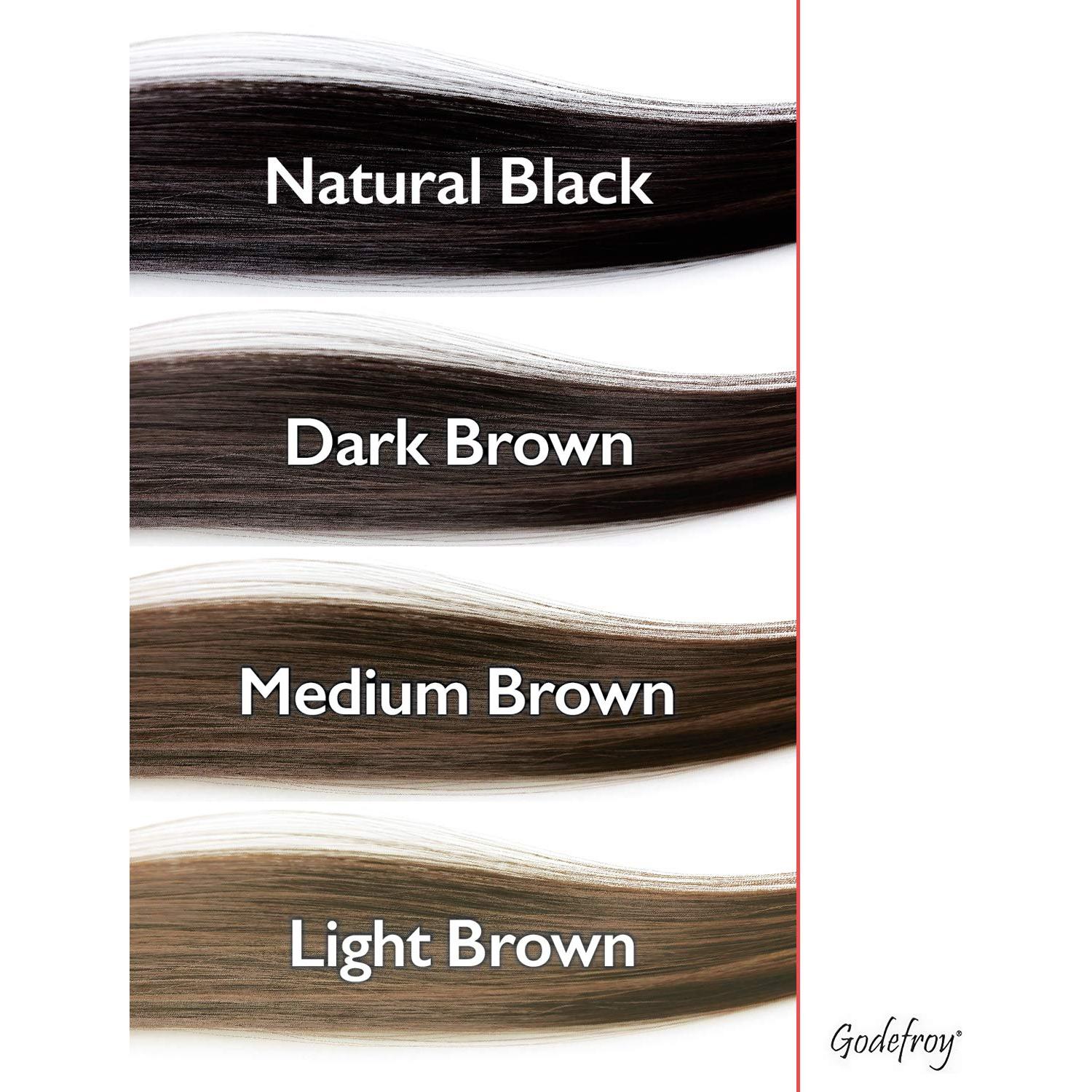 Kit de Coloración de Raíces Godefroy Marrón Oscuro 4 Aplicaciones