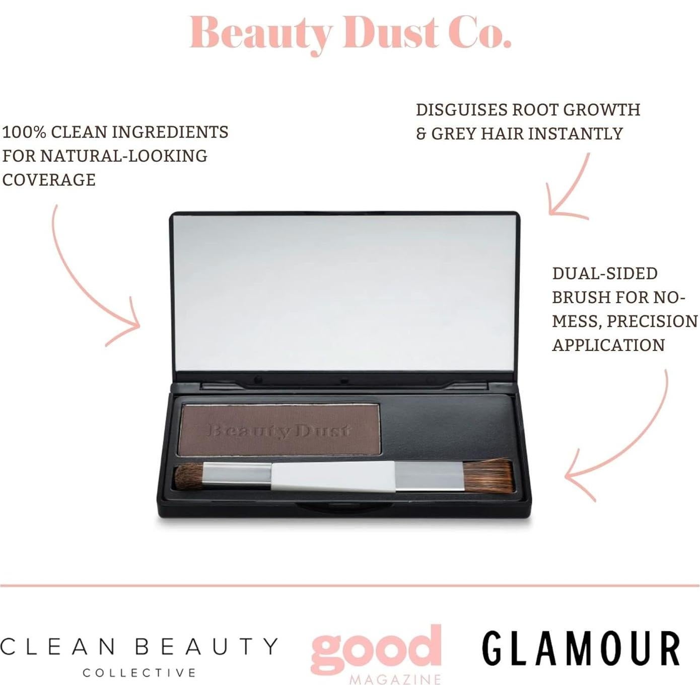 Corrector de Raíces Marrón Oscuro Beauty Dust - 100% Natural