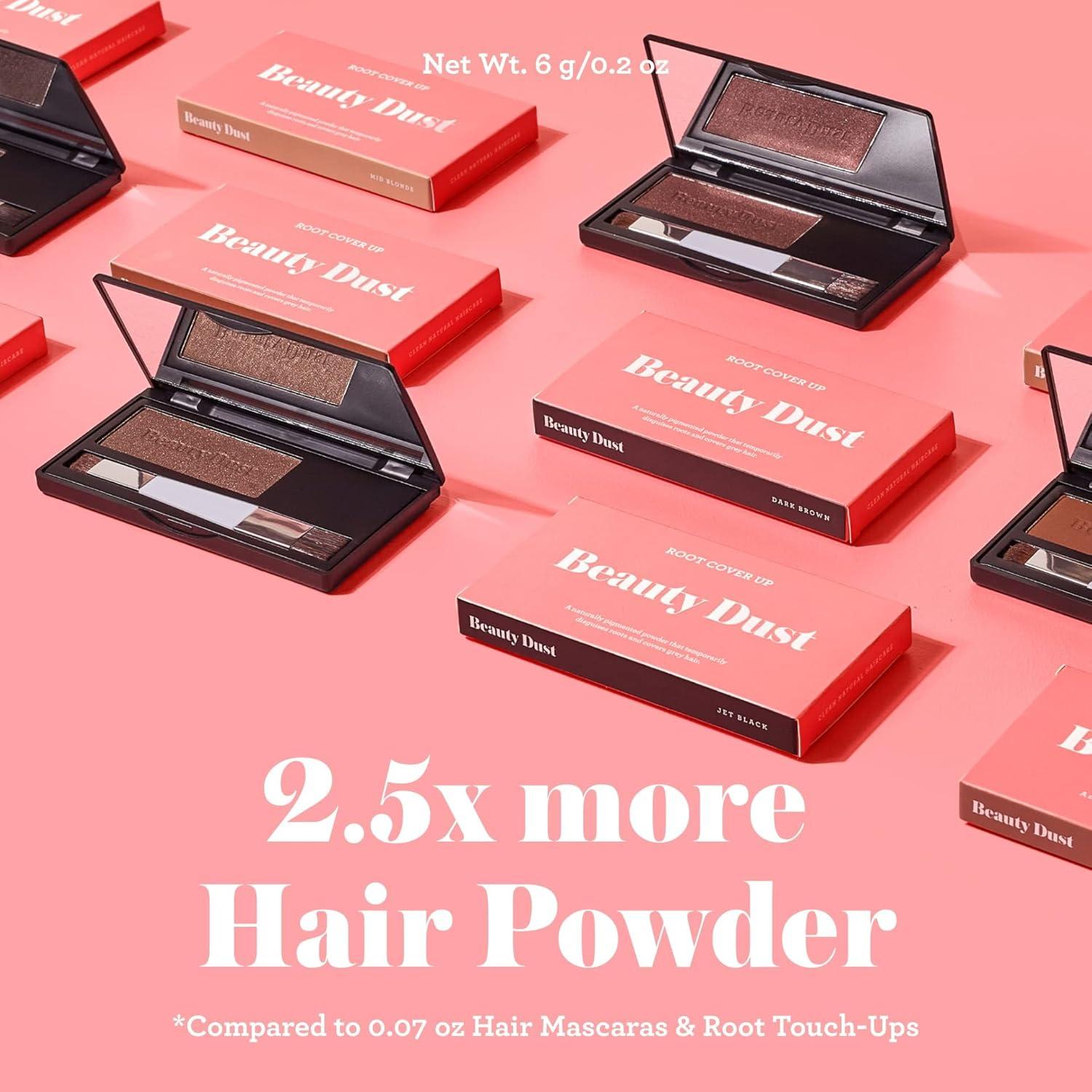 Corrector de Raíces Marrón Oscuro Beauty Dust - 100% Natural