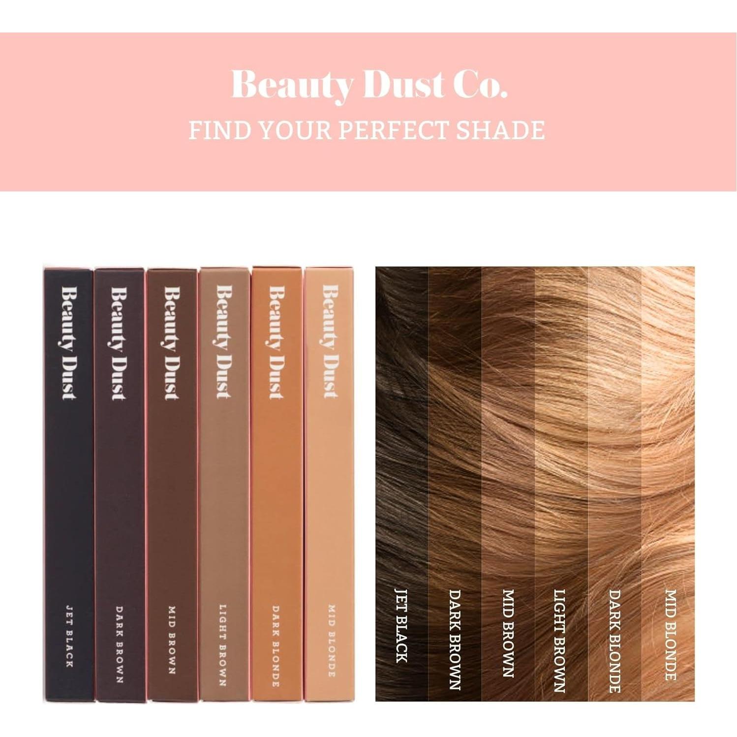 Corrector de Raíces Marrón Oscuro Beauty Dust - 100% Natural