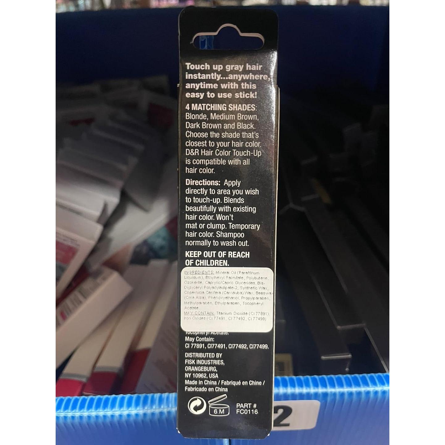 Tinte en Barra para Cubrir Raíces Daggett & Ramsdell Negro 4.25g