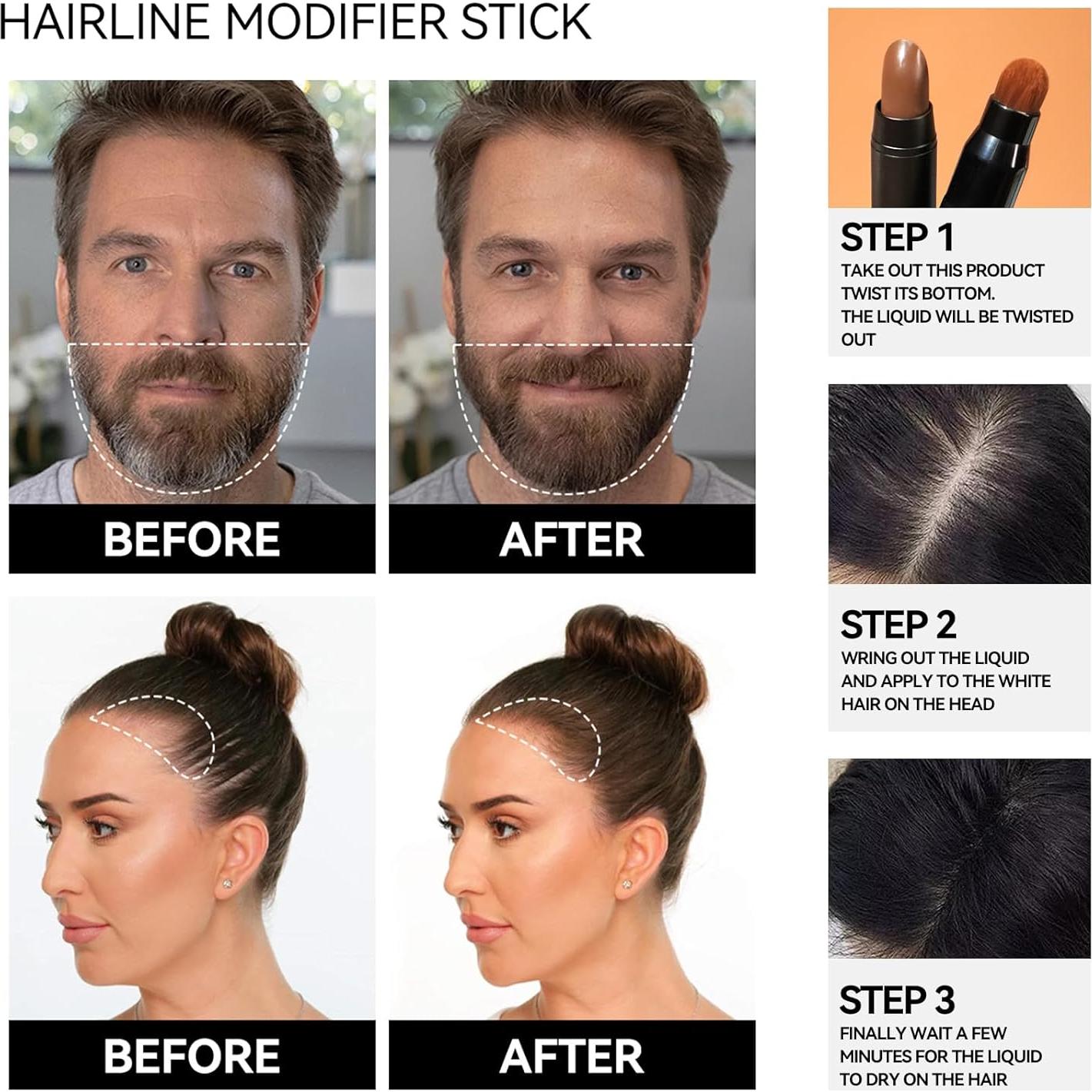 Tinte en Barra Easilydays para Cabello Gris 3# Marrón Oscuro