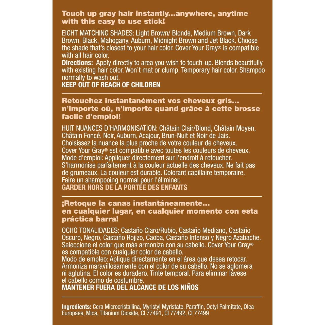 Lápiz Corrector Cubrir Tu Gris Fisk - Marrón Medio 10.16cm