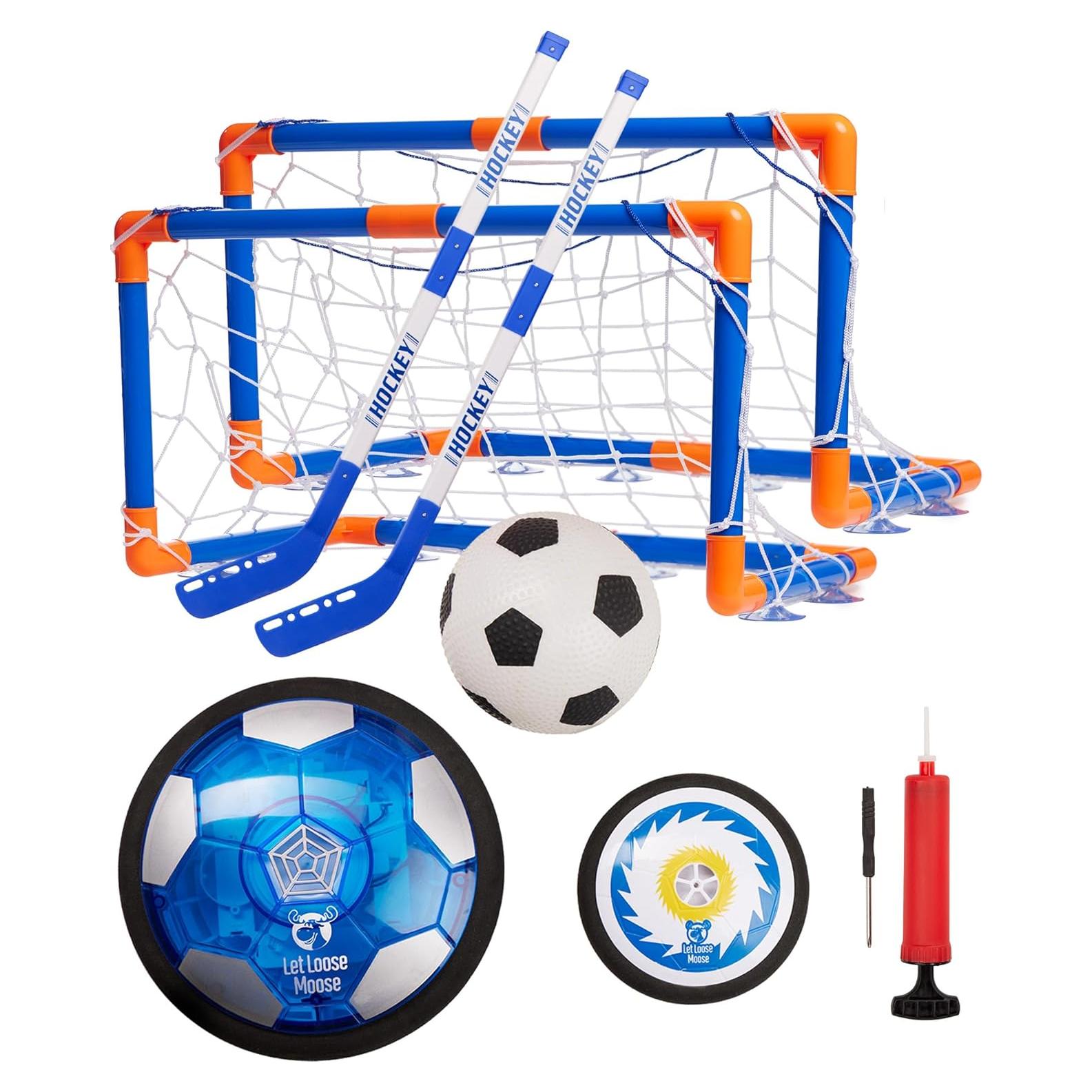 Juego de Hockey y Fútbol Flotante Let Loose Moose 3 en 1