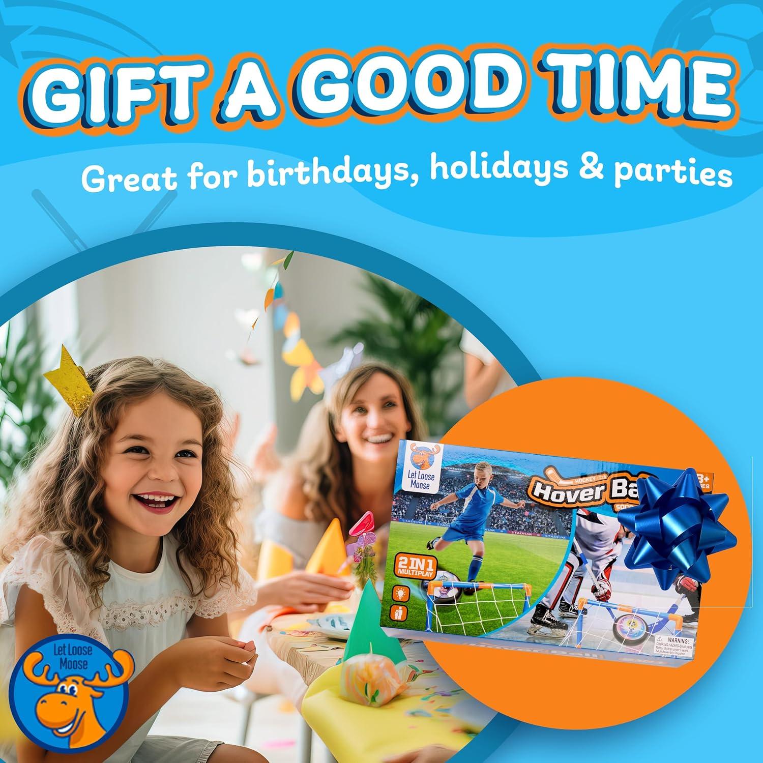 Juego de Hockey y Fútbol Flotante Let Loose Moose 3 en 1