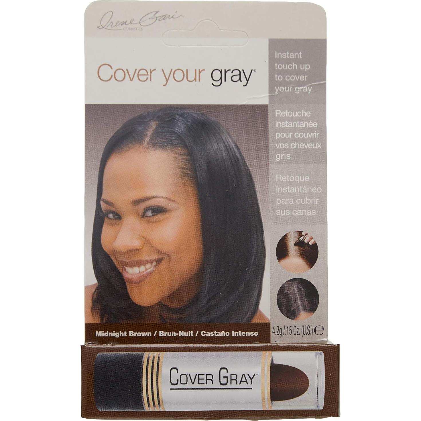 Tinte Corrector para Cabello Gris Cubrir Tu Cabello Gris - Marrón Medianoche