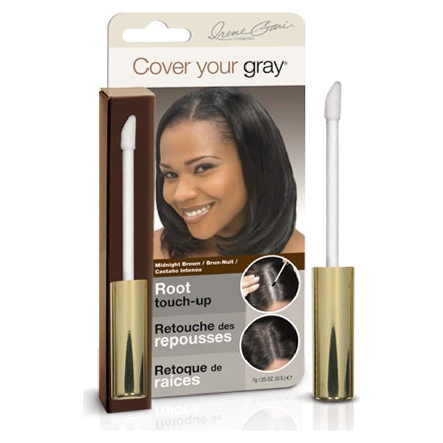 Cubrir Tu Gris Toque de Raíz - Marrón Medianoche 15.49x8.20cm