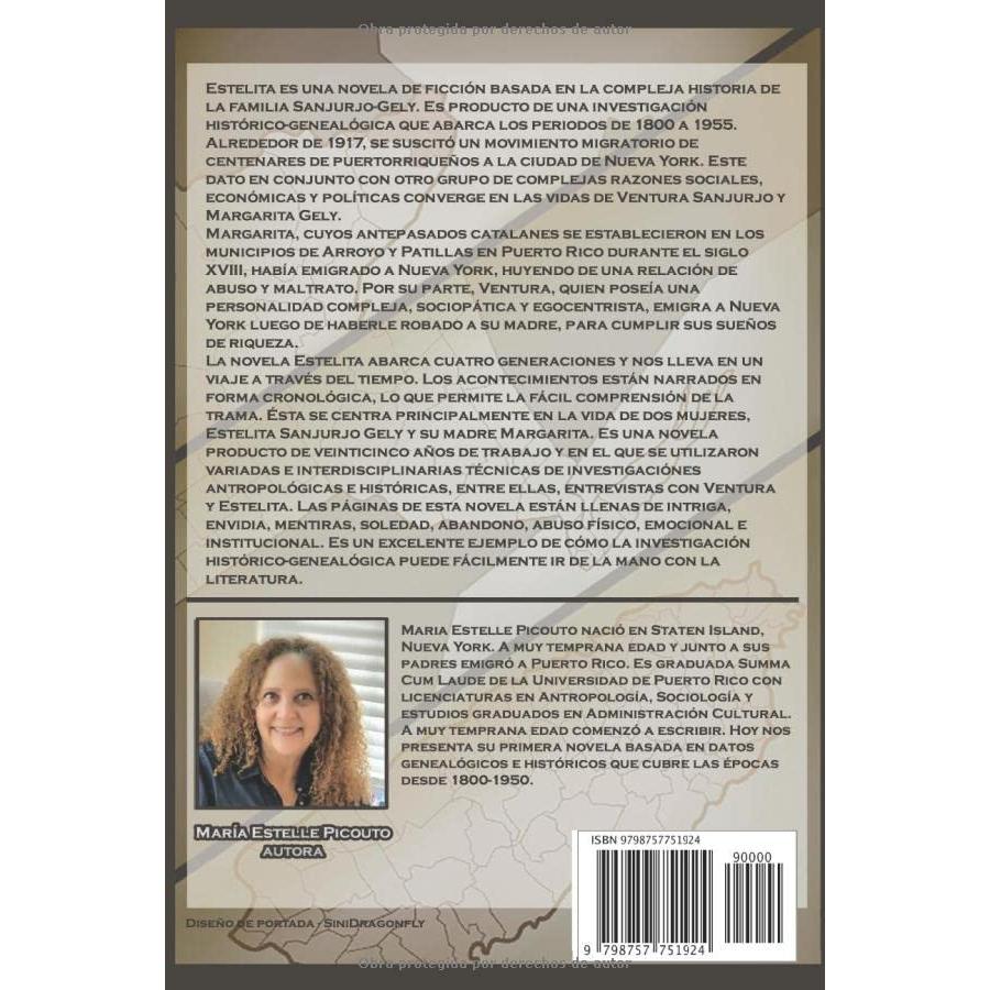 Estelita: Ganadora del primer lugar como mejor novela histórica en los International Latino Books Awards 2020 (Spanish Edition)