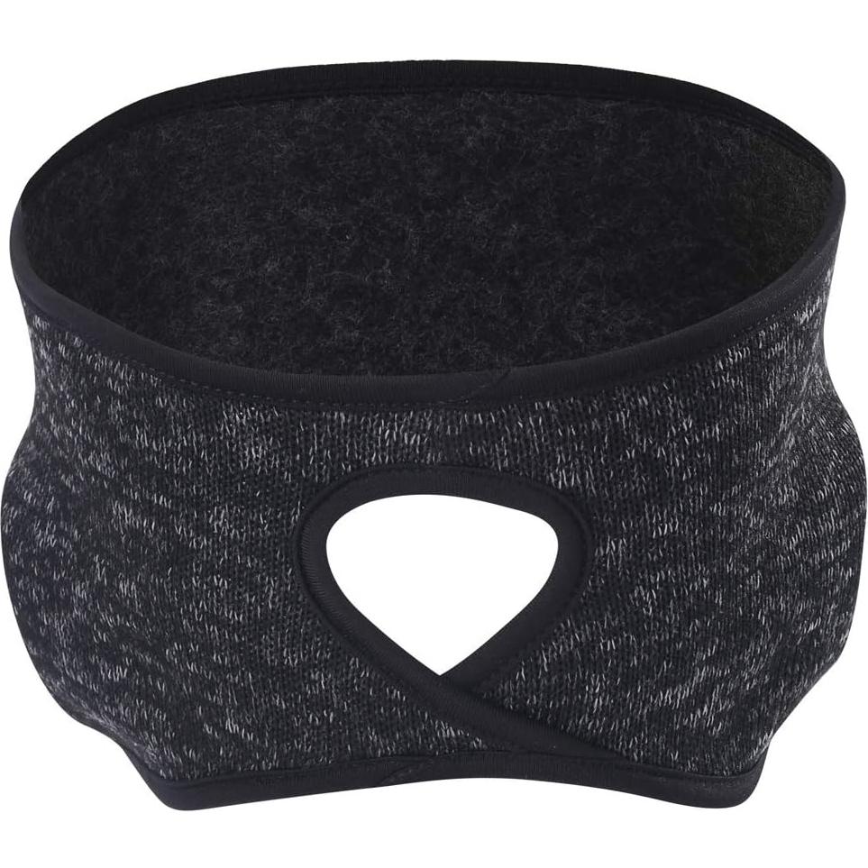 Diadema para mujer MIFULGOO con apertura para coleta y forro polar