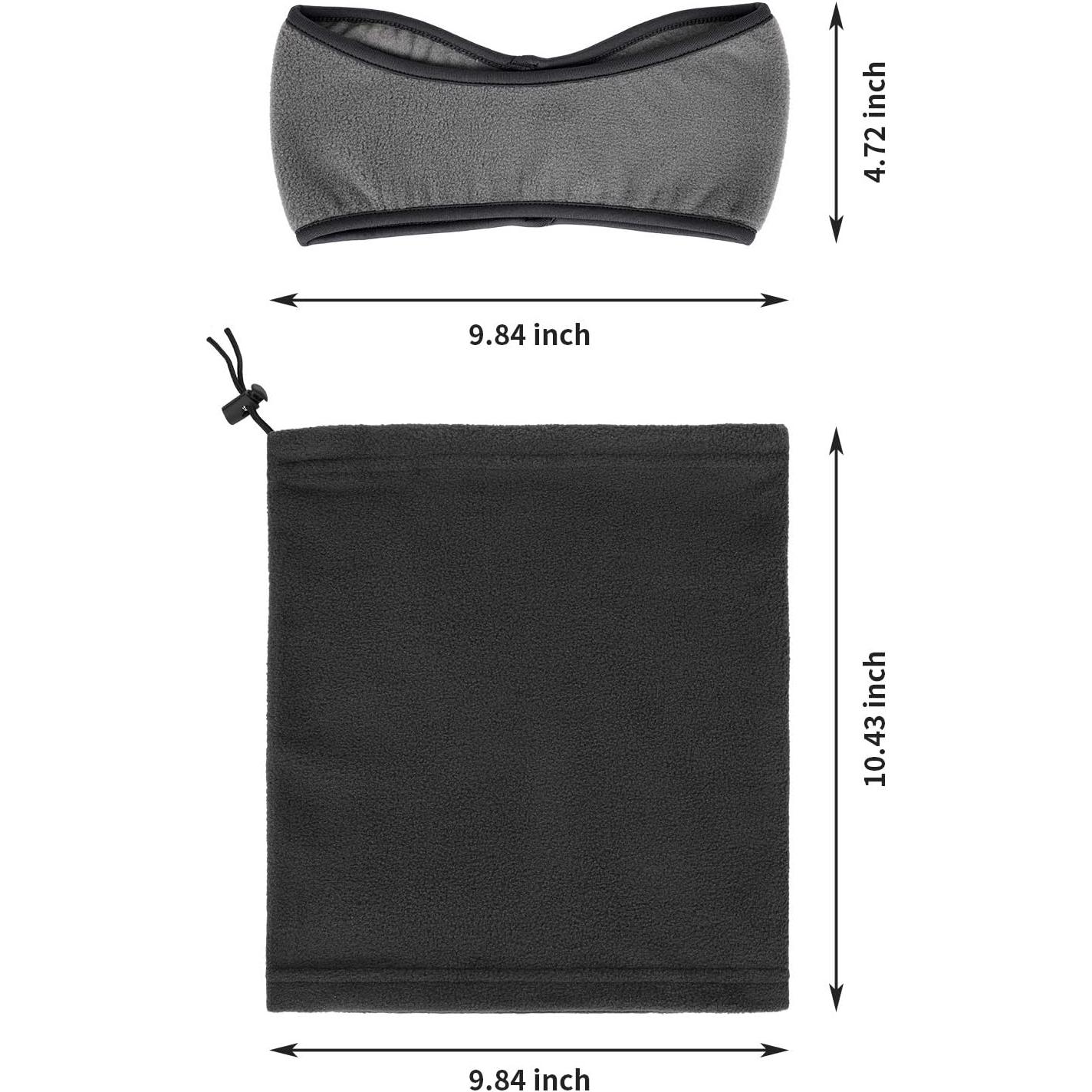 BBTO 6 Piezas Calentadores de Cuello y Bandas para Oídos Invierno