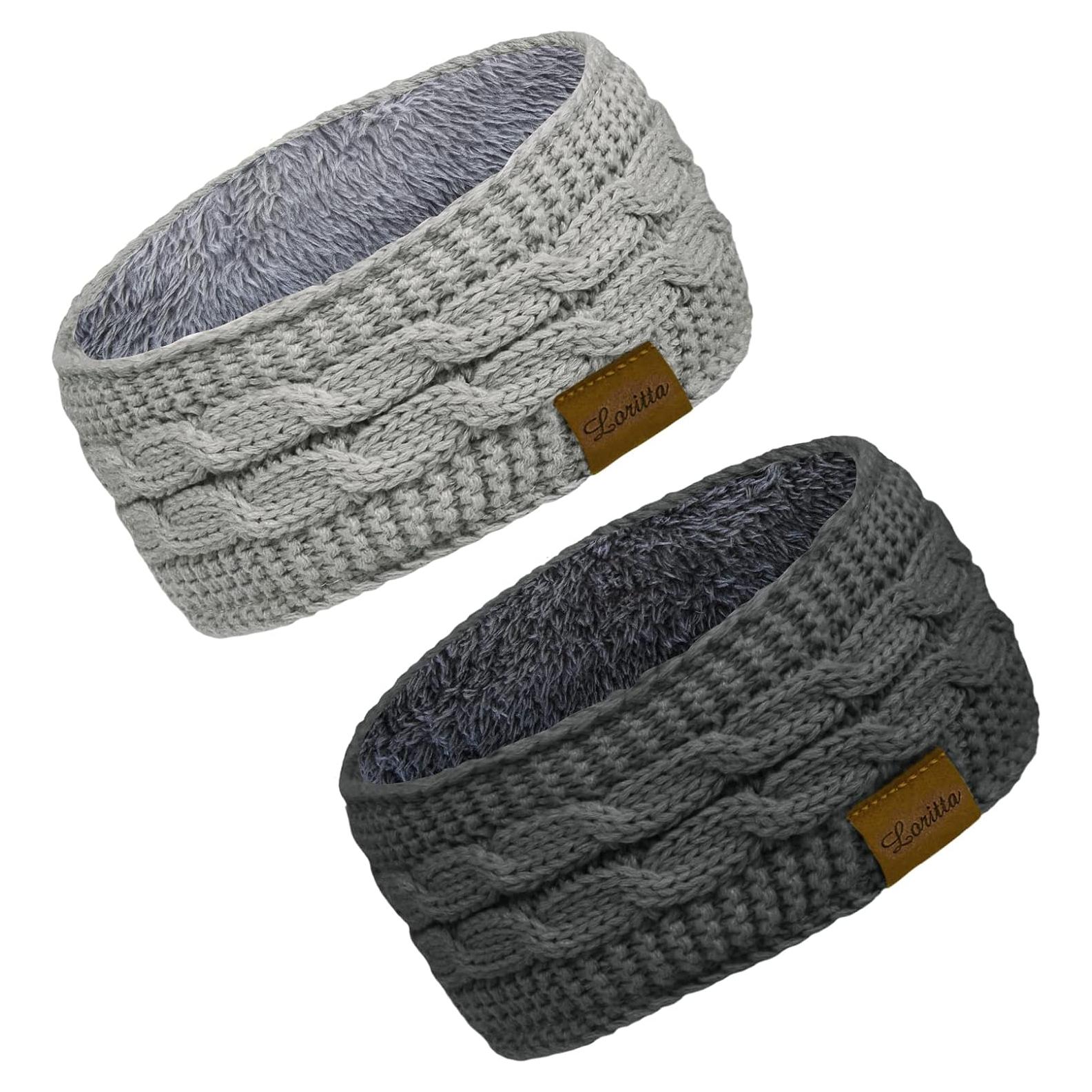 Diademas de Invierno Loritta 2 Paquete Calentadores de Oídos