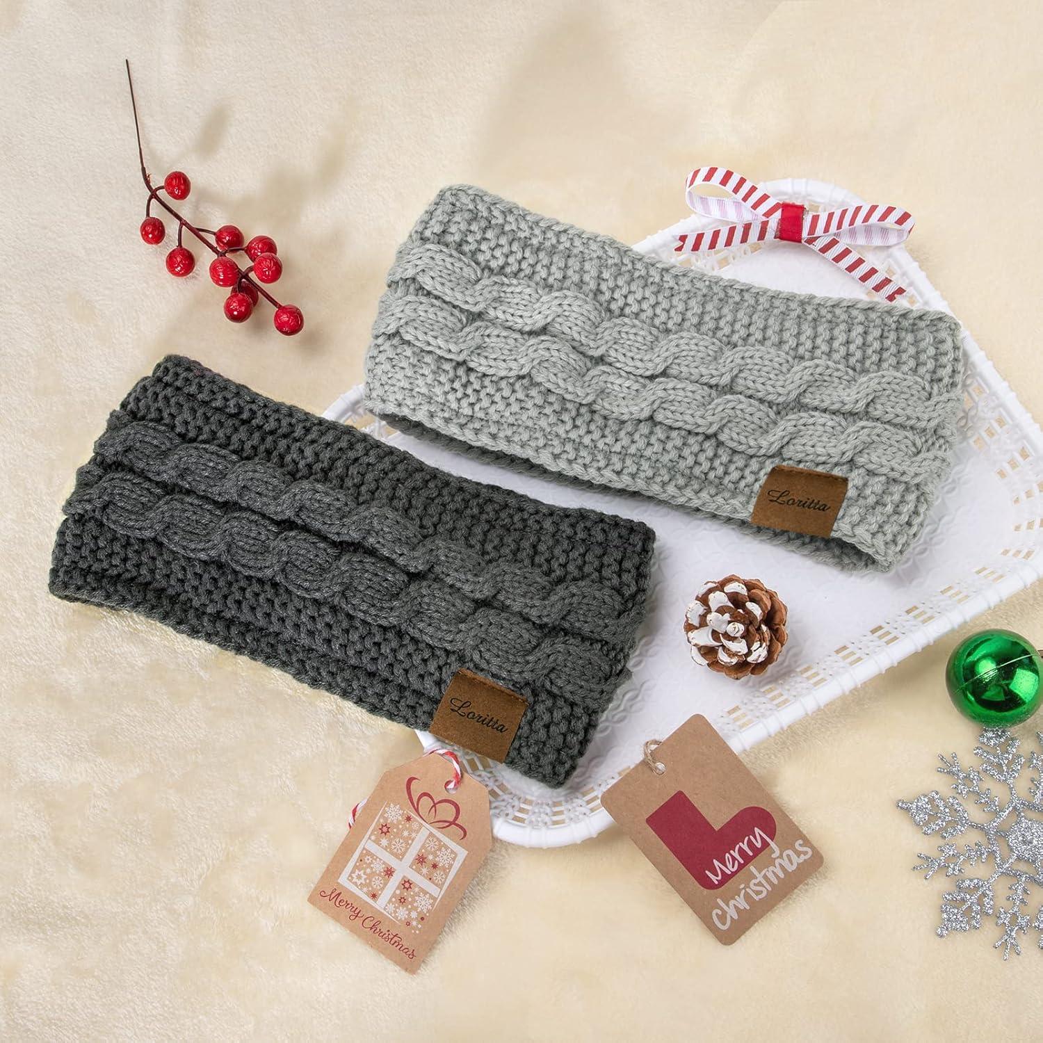 Diademas de Invierno Loritta 2 Paquete Calentadores de Oídos