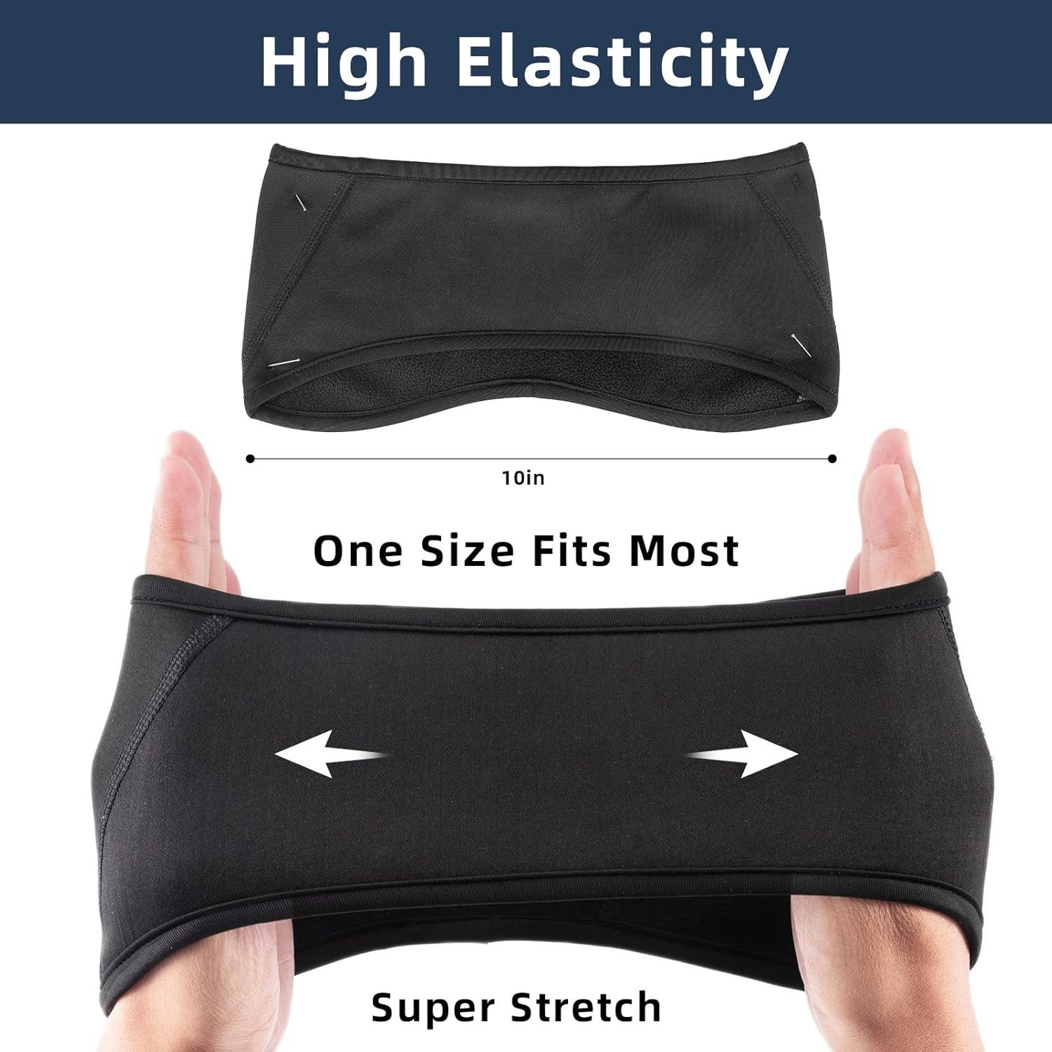 Calentadores de Oídos ROCKBROS Forro Polar Negro Unisex