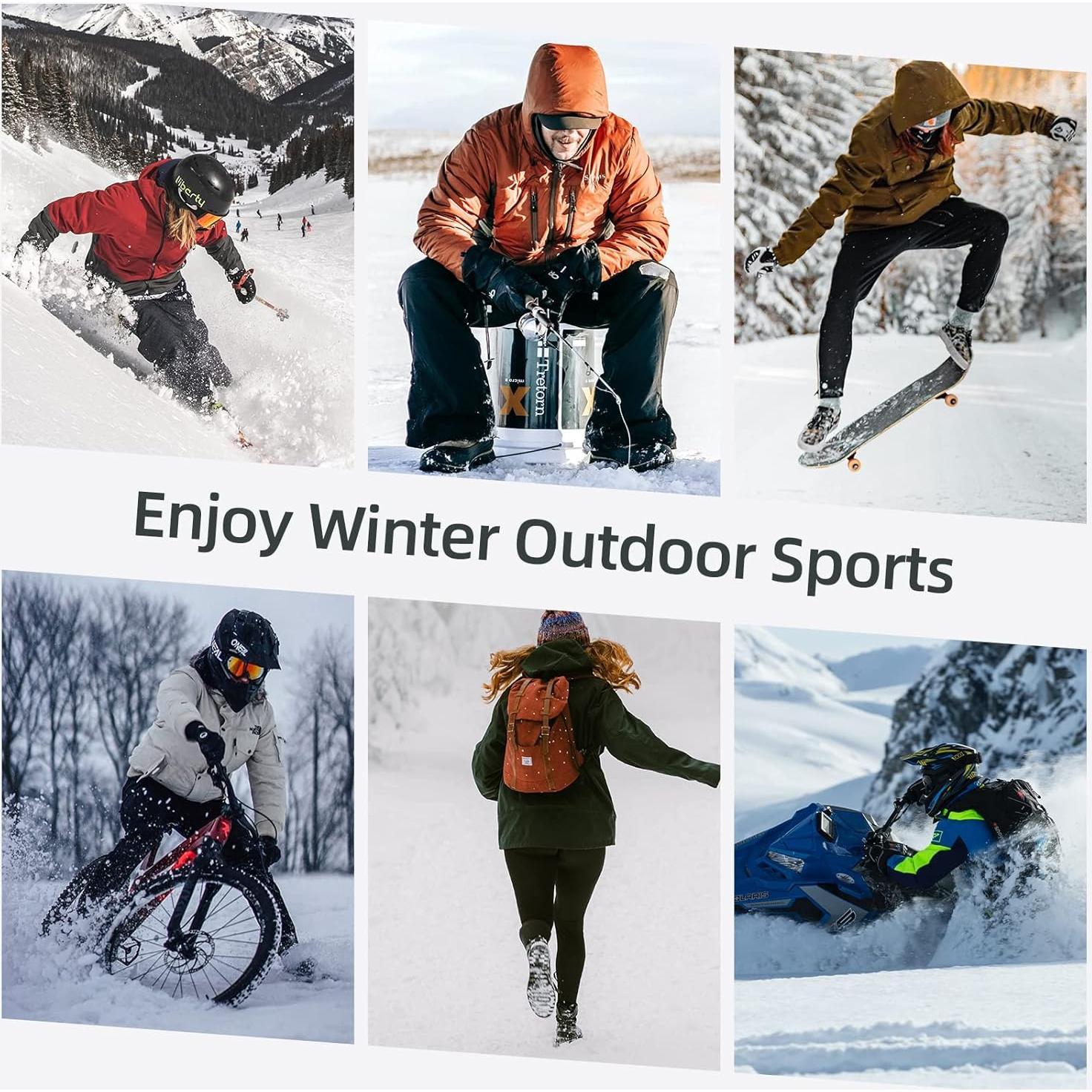 Calentadores de Oídos ROCKBROS Forro Polar Negro Unisex