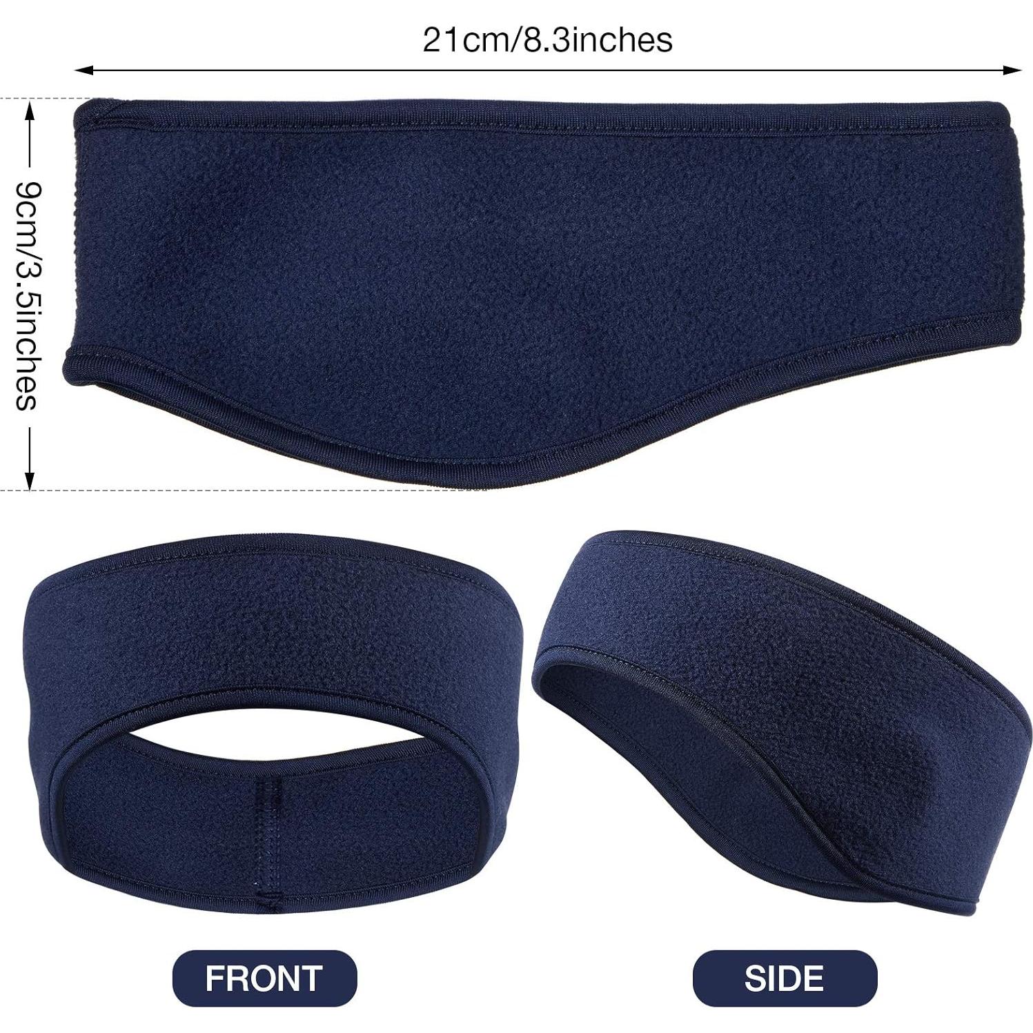 Syhood 4 Pcs Diademas de Forro Polar para Niños 21x9 cm