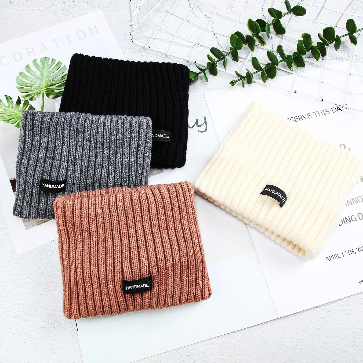 4 Diademas de Lana Geyoga para Oídos Calentadores Invierno