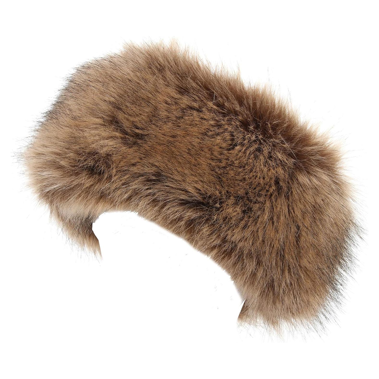 Diadema de Piel Sintética LA CARRIE para Mujeres - Calentador de Oídos