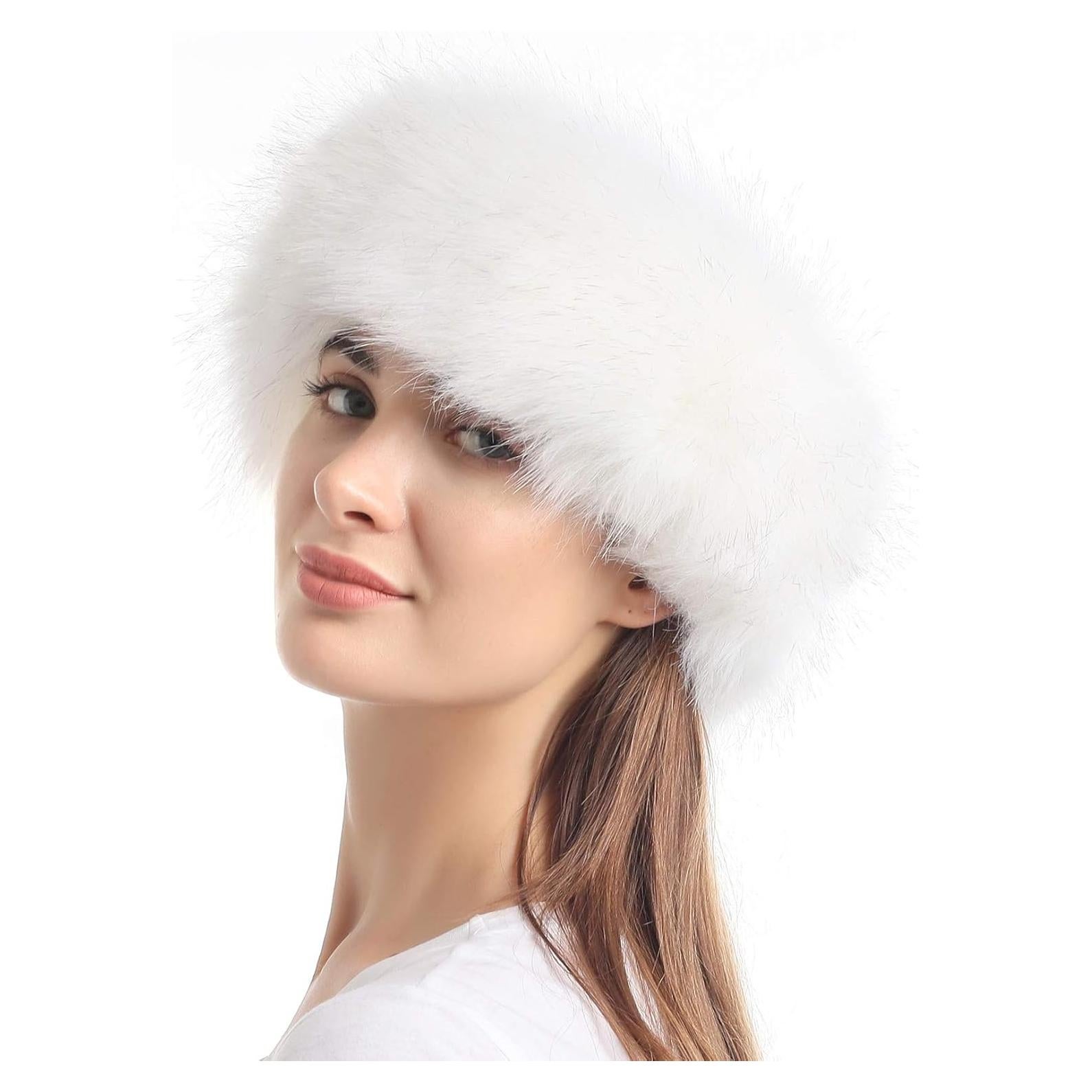 Diadema de Piel Sintética SY Soul para Mujeres - Calentador de Oídos