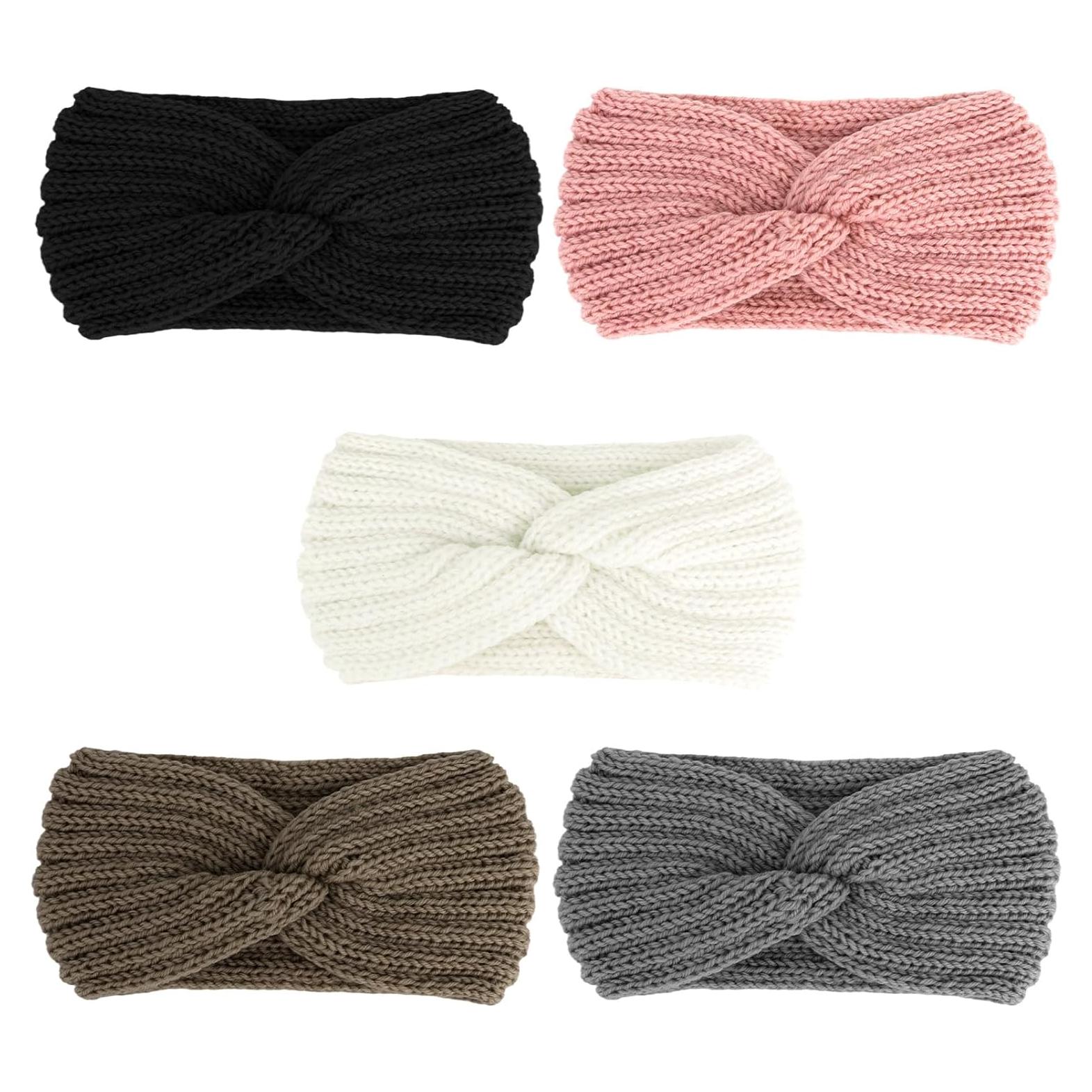 Diademas de Invierno YARIEW 5 Piezas Tejidas para Mujeres