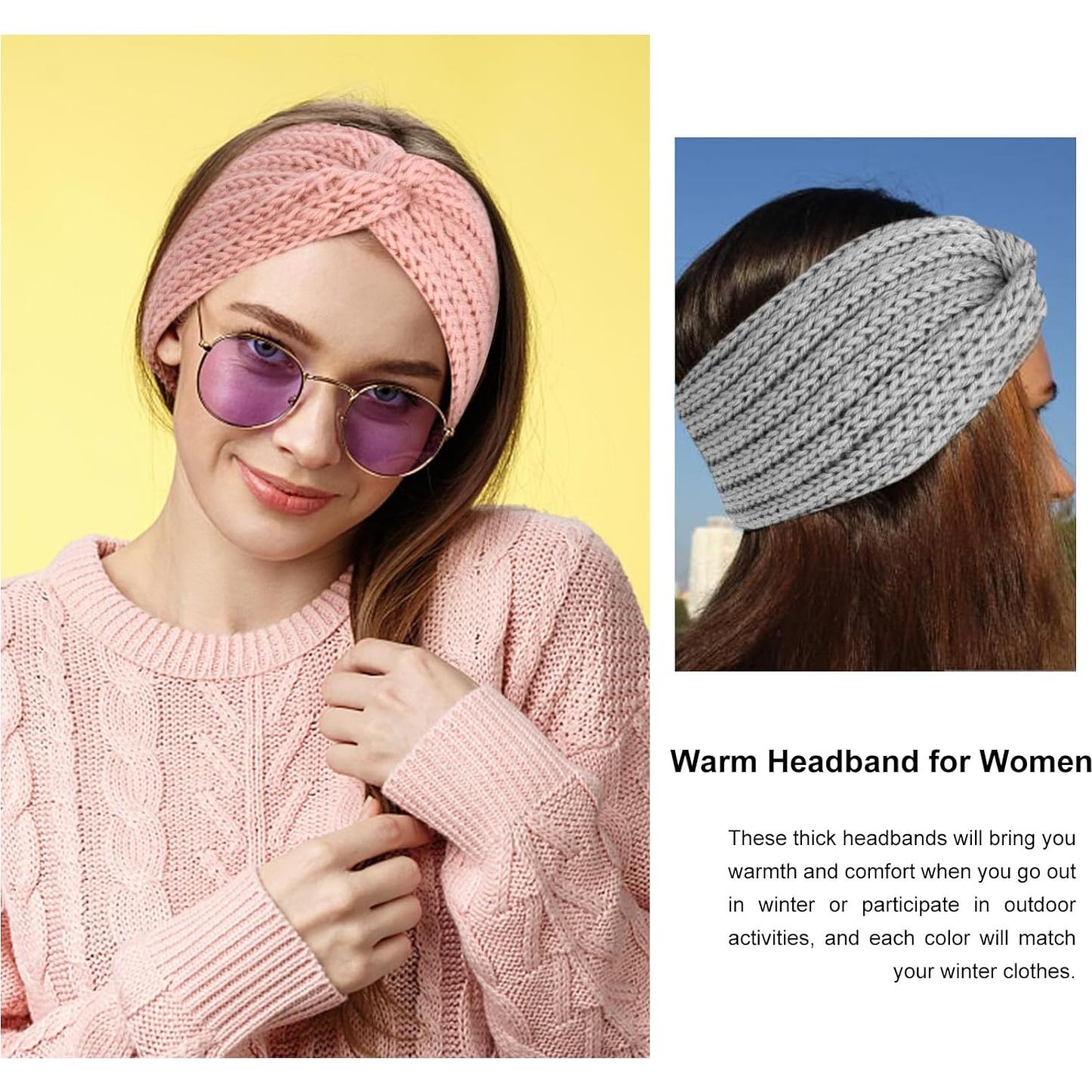 Diademas de Invierno YARIEW 5 Piezas Tejidas para Mujeres