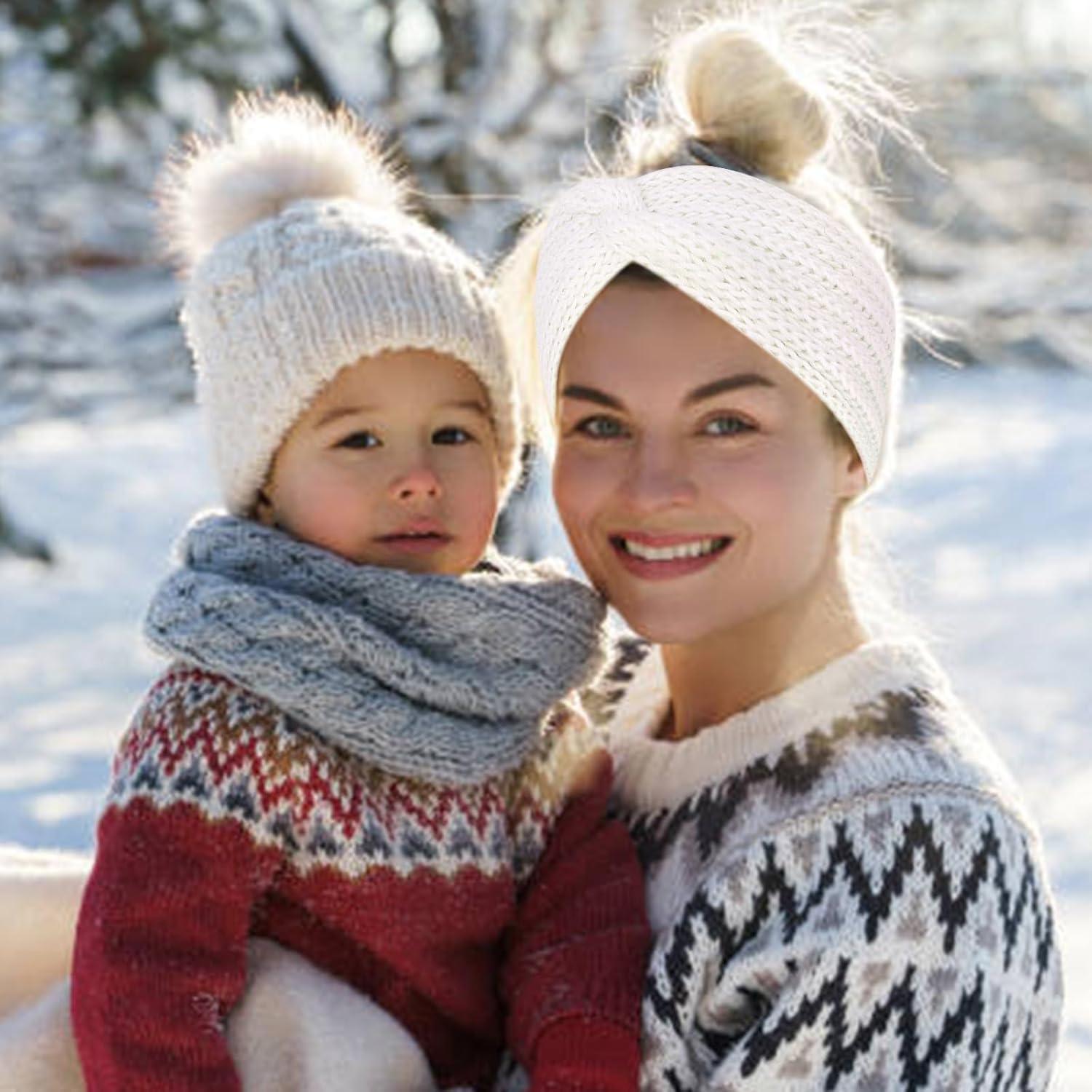Diademas de Invierno YARIEW 5 Piezas Tejidas para Mujeres