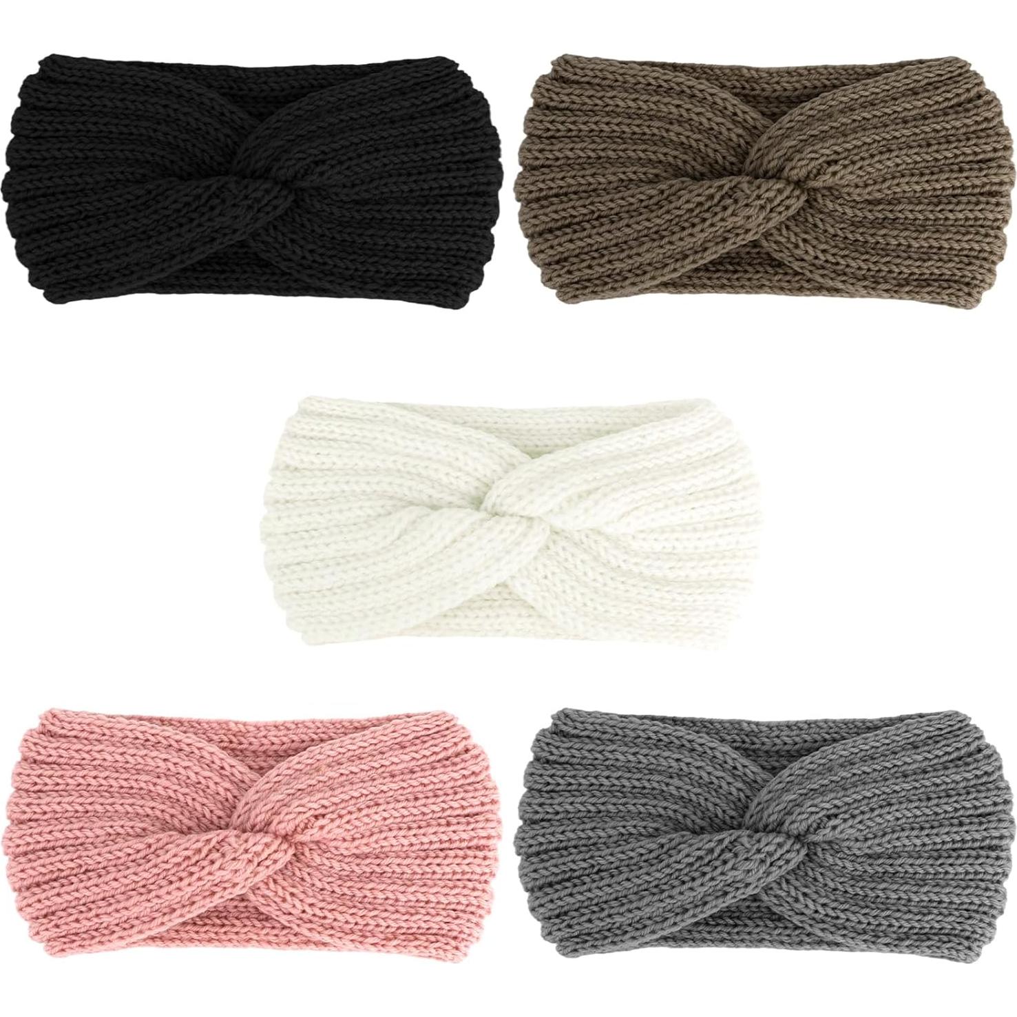 Diademas de Invierno YARIEW 5 Piezas Tejidas para Mujeres