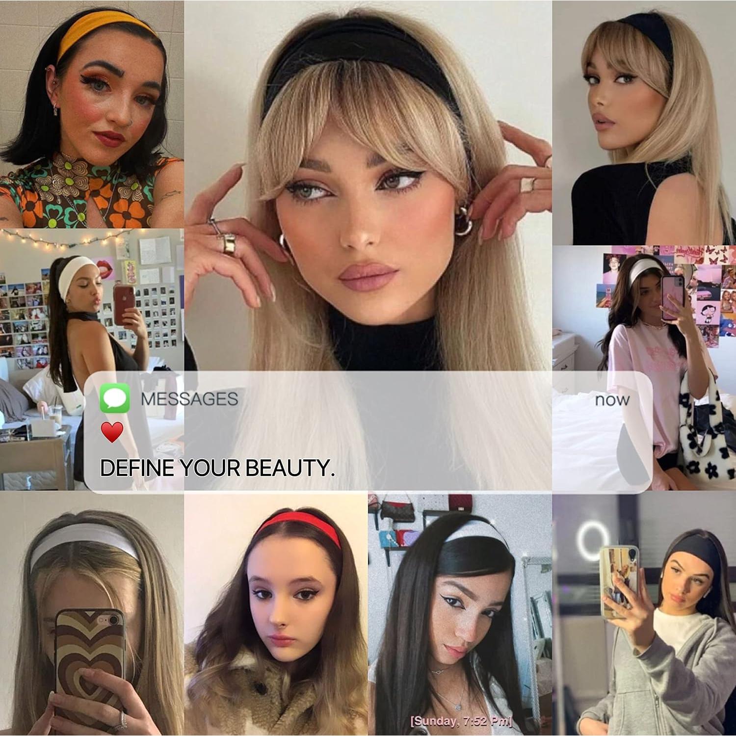 Cinta para la cabeza elástica Terse para mujeres - Antideslizante