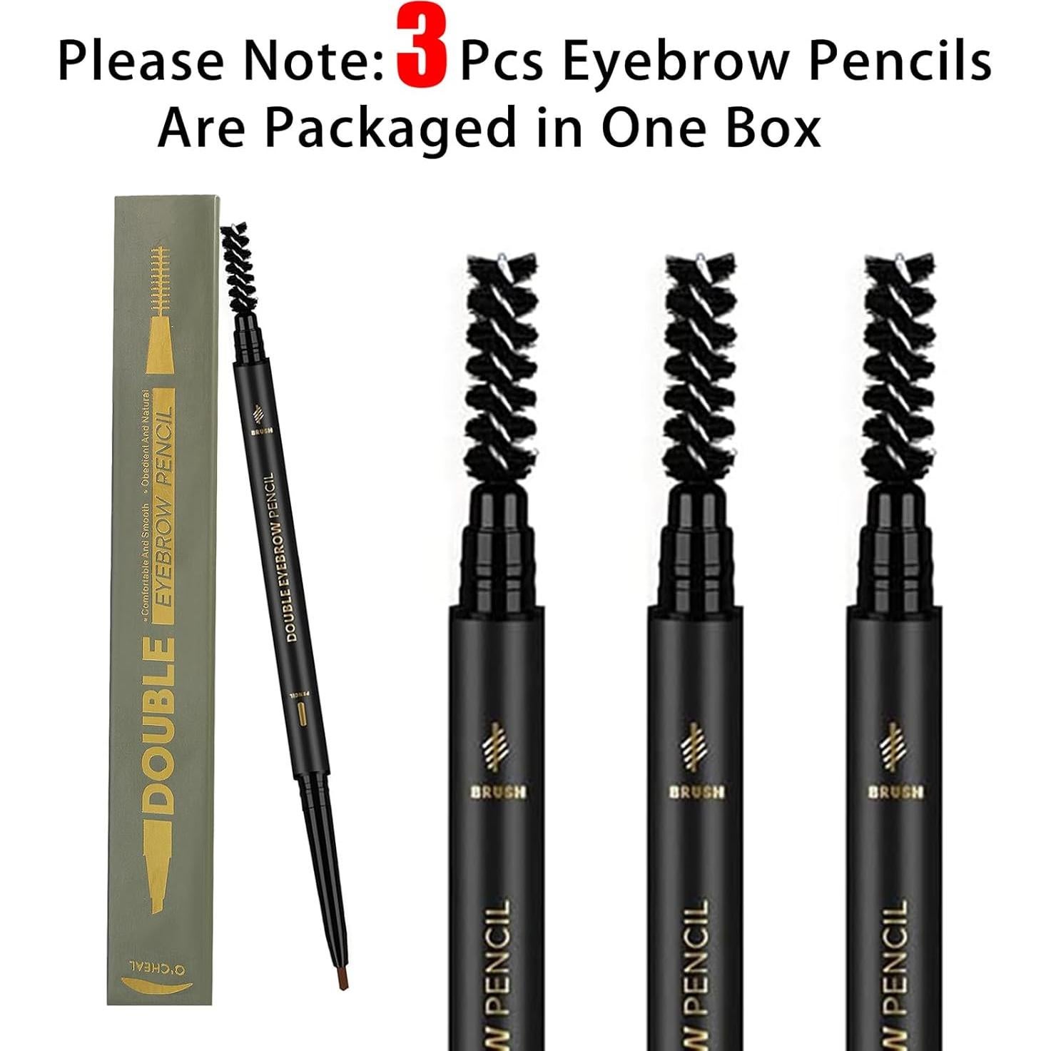 Kit de Cejas y Polvo para Cabello O'CHEAL - Marrón Oscuro